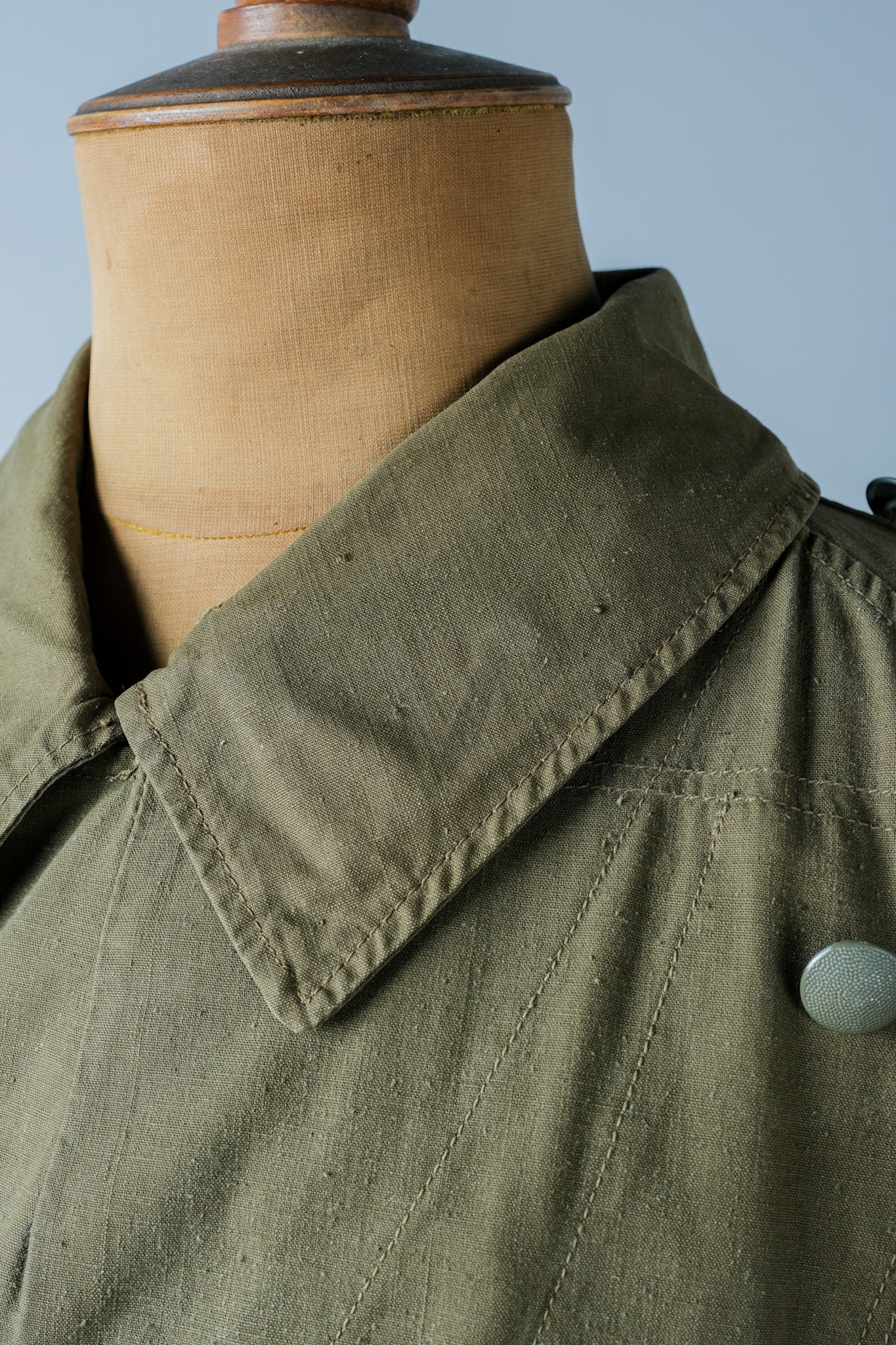 ［~40's］WWⅡ German Afrika Korps Tropical Motorcycle Coat "DAK"