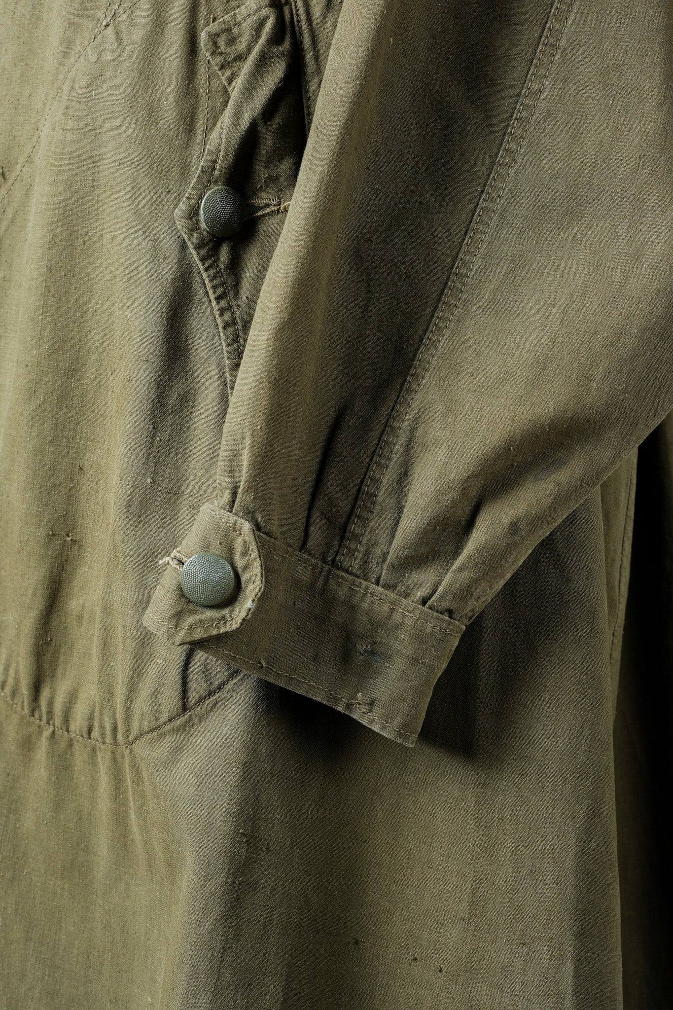 【~40's】WWⅡ German Afrika Korps Tropical Motorcycle Coat "DAK"