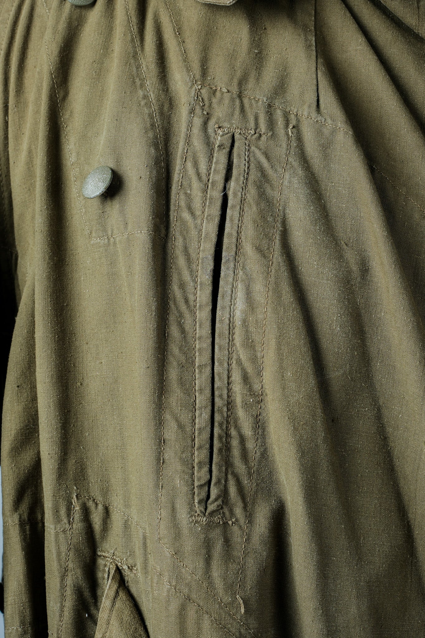 【~40's】WWⅡ German Afrika Korps Tropical Motorcycle Coat "DAK"