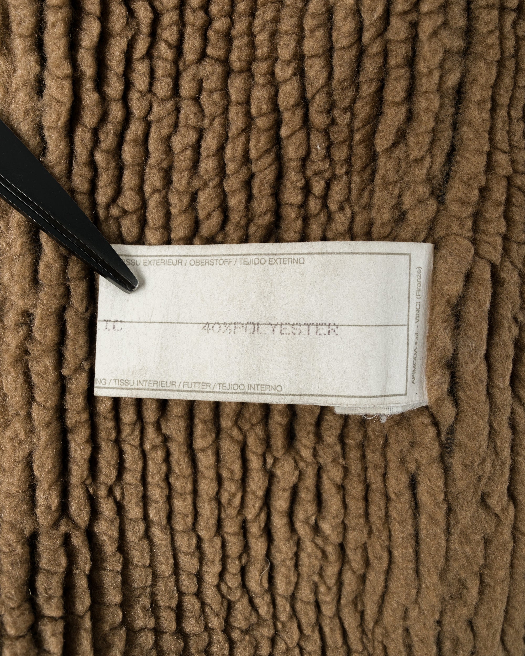 ［~90's］Old EMPORIO ARMANI Pile Lined Heavy Corduroy Zip Up Vest Size.52