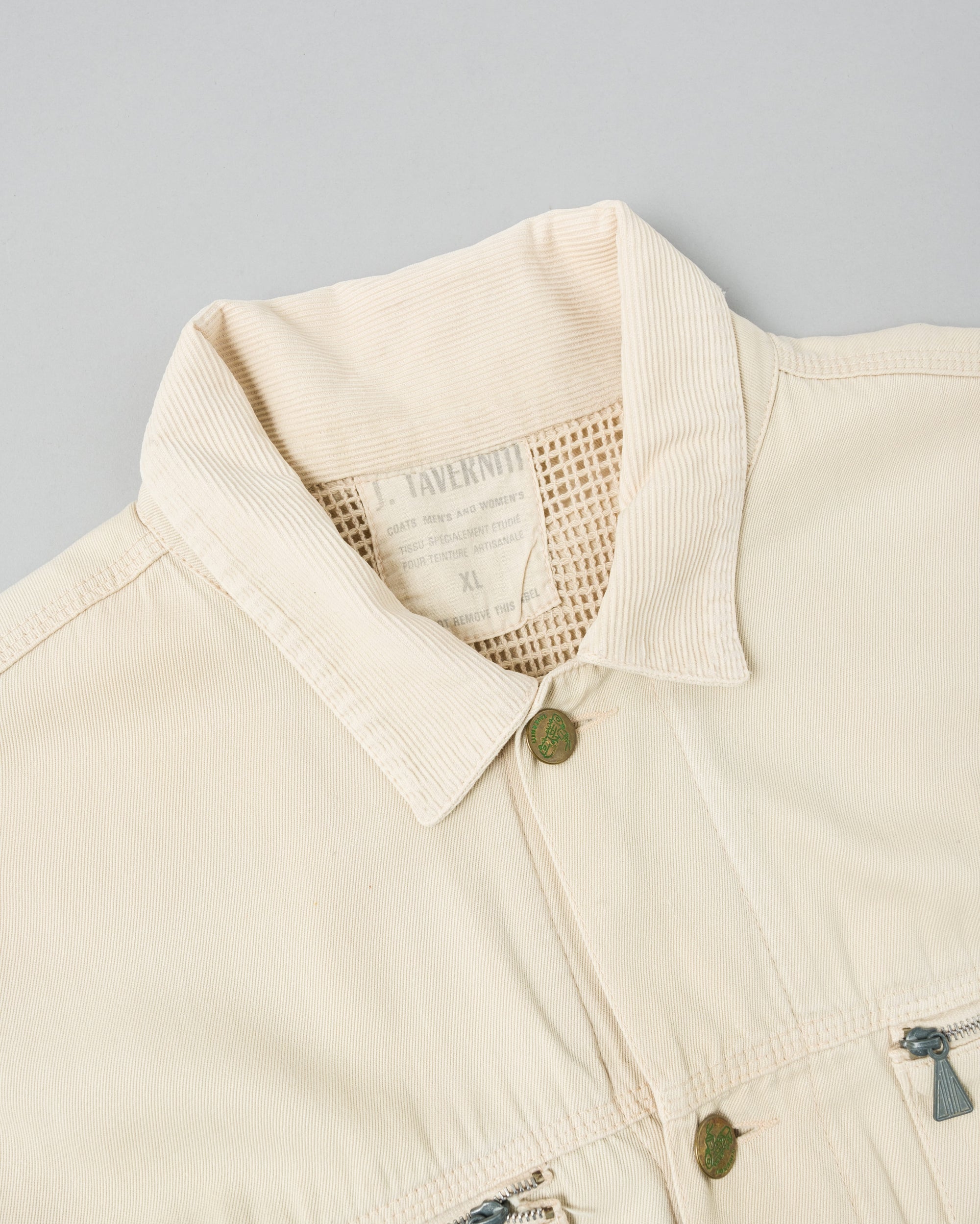 ［~80's］Old J.TAVERNITI Cotton Twill 4 Pockets Jacket Size.XL
