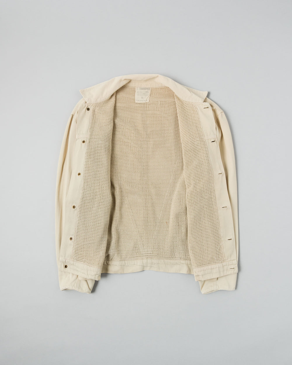 ［~80's］Old J.TAVERNITI Cotton Twill 4 Pockets Jacket Size.XL