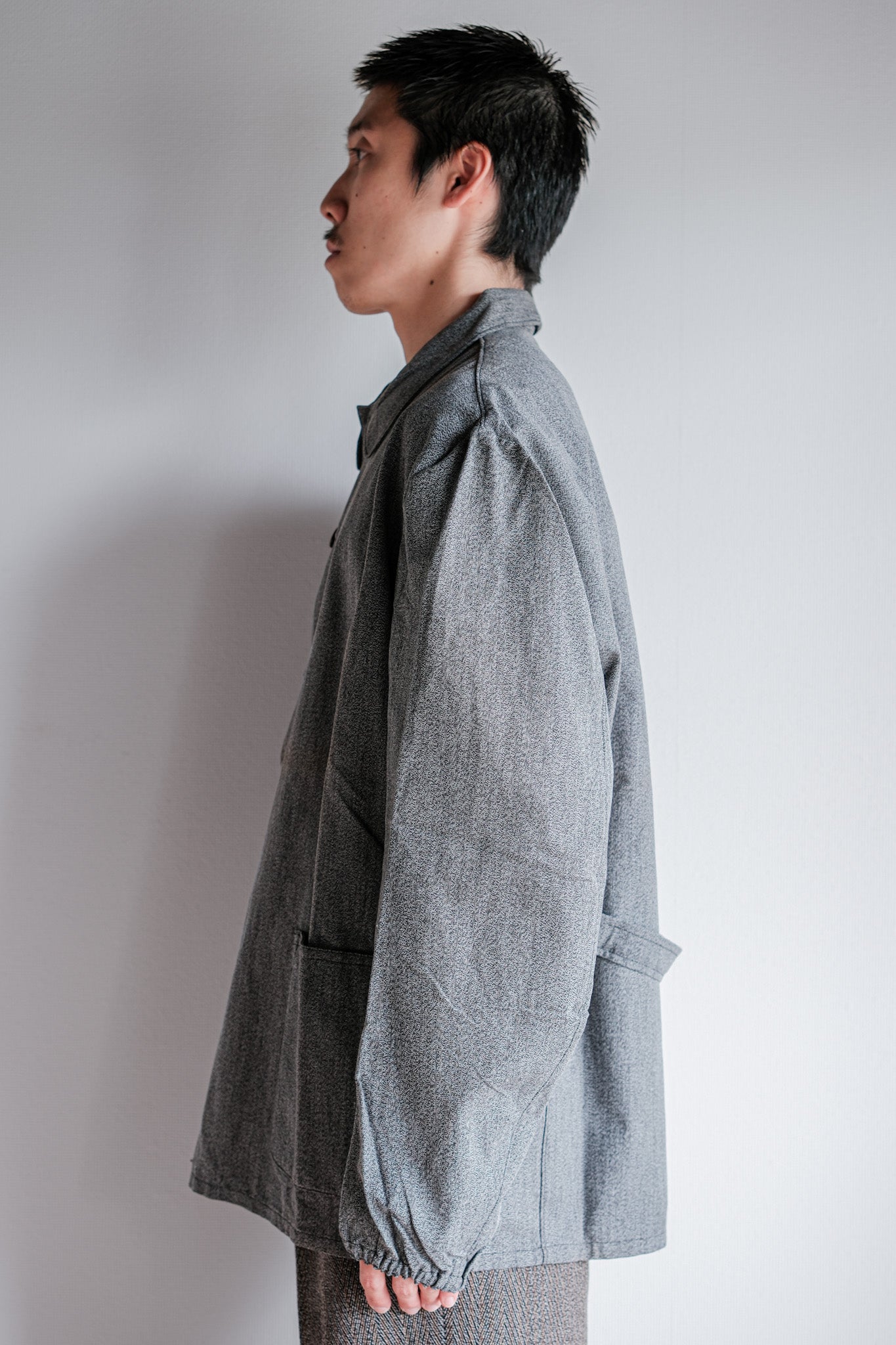 [~ 10's] wwⅠ Royal Italian Army Salt & Pepper Cotton Work Jacket