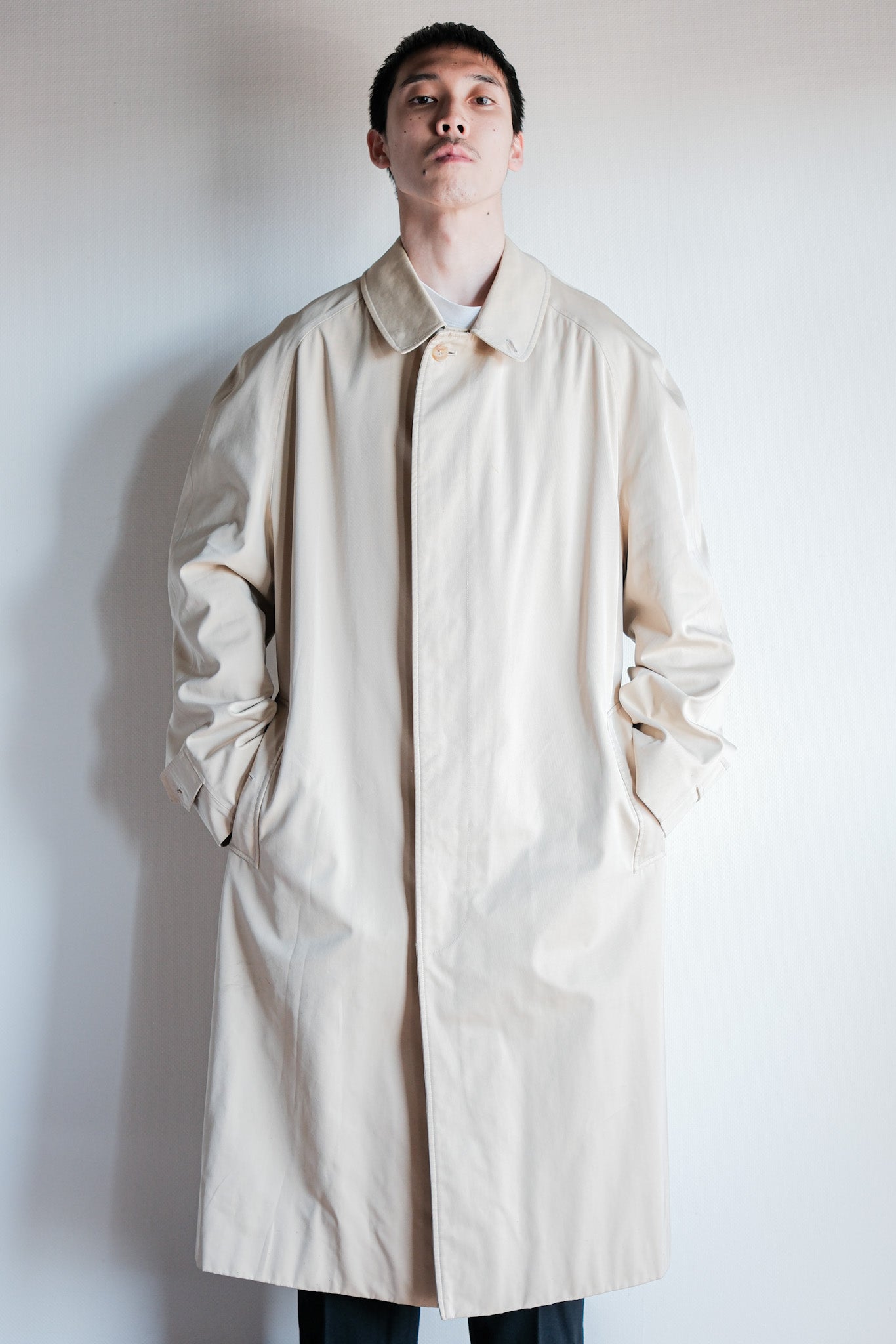 ［~90's］Old INVERTERE Raglan Sleeve Balmacaan Coat C100 Size.42R "DE PAZ 別注"
