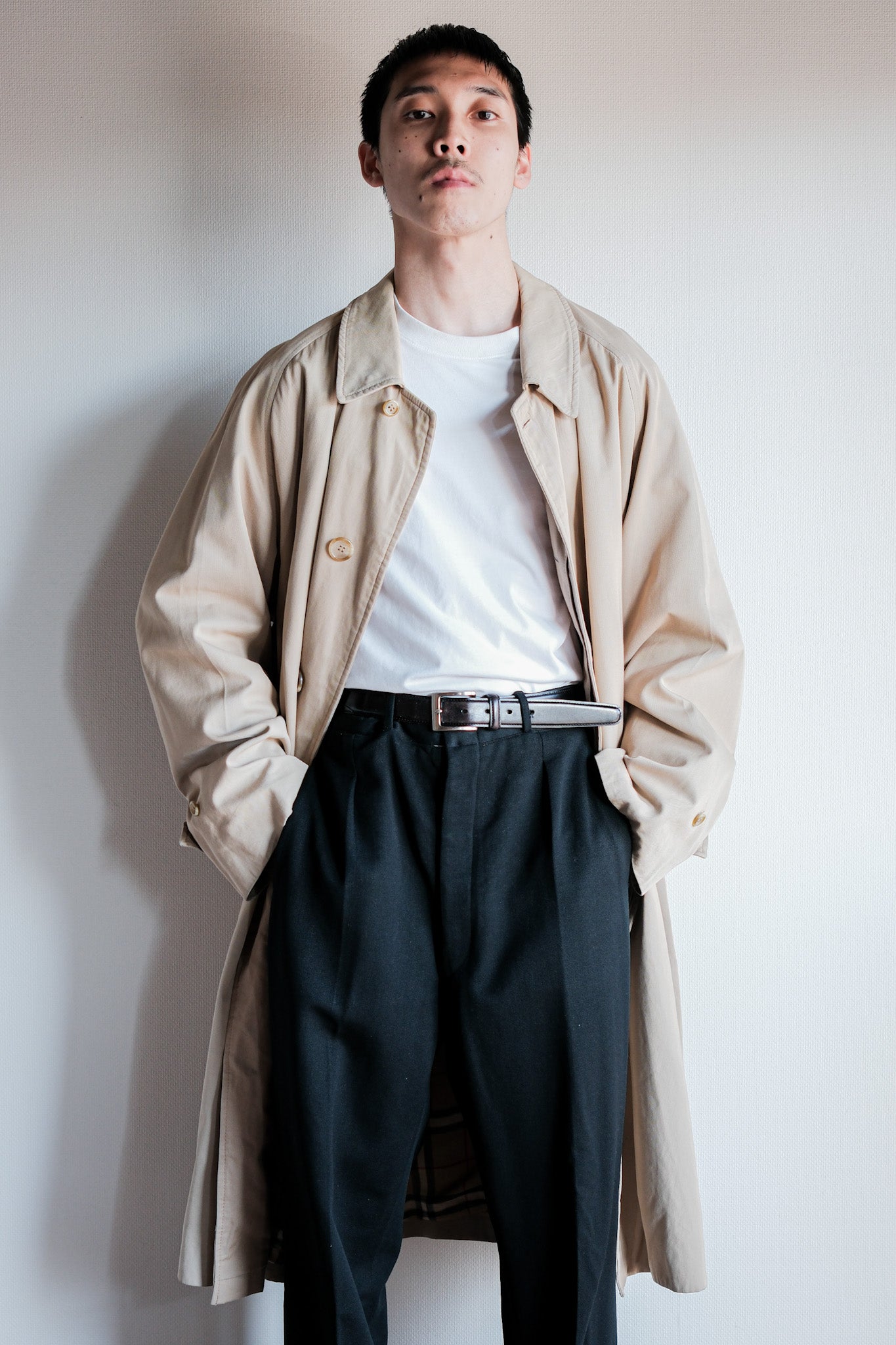 [~ 80's] Vintage Grenfell Single Raglan Balmacaan Taille du manteau.42