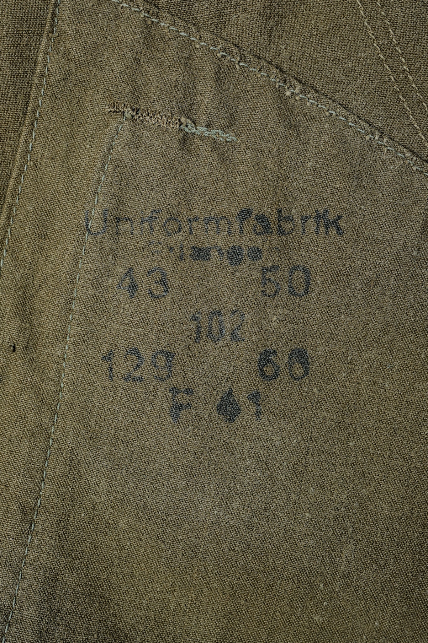 ［~40's］WWⅡ German Afrika Korps Tropical Motorcycle Coat "DAK"