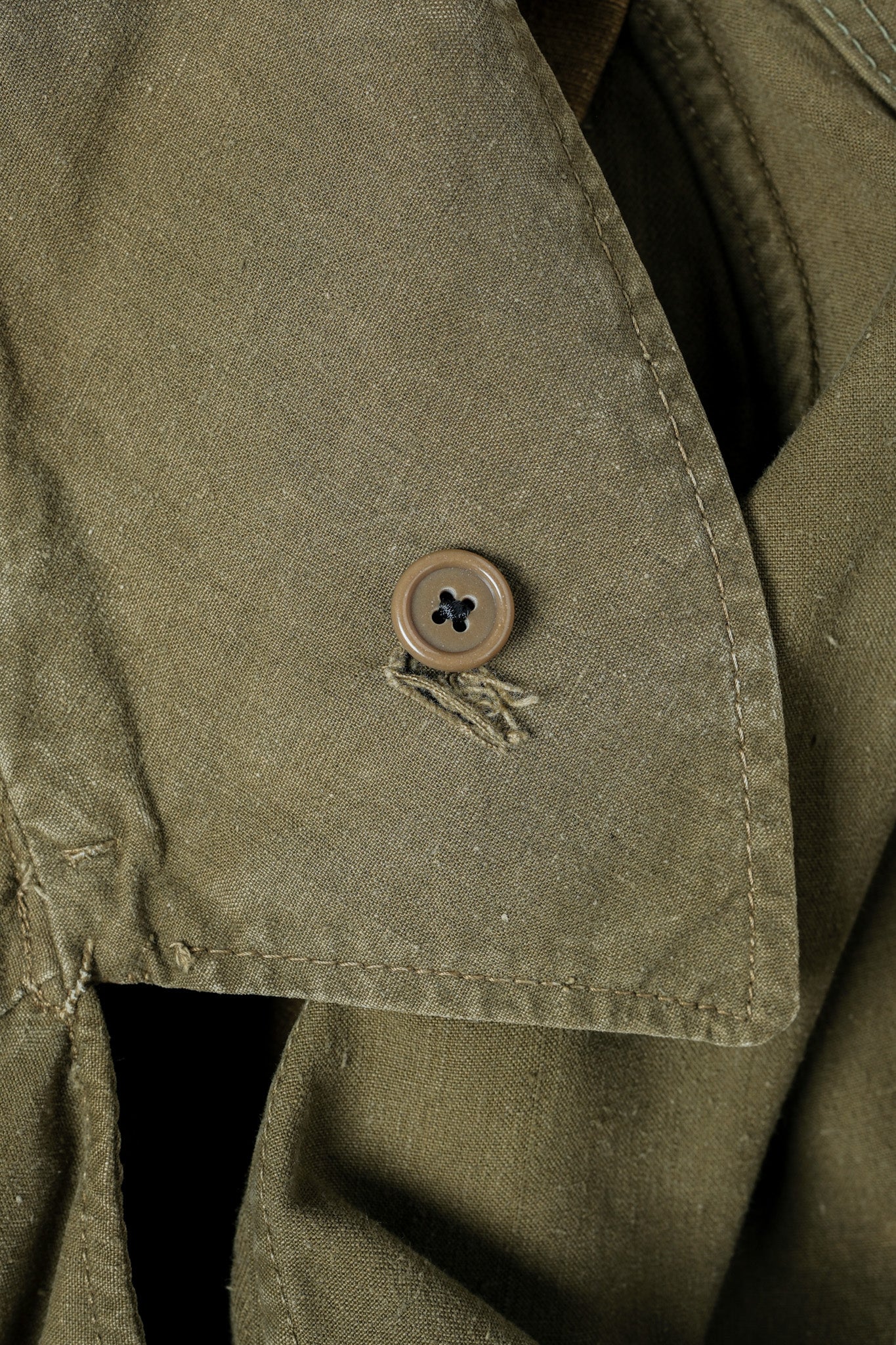 ［~40's］WWⅡ German Afrika Korps Tropical Motorcycle Coat "DAK"