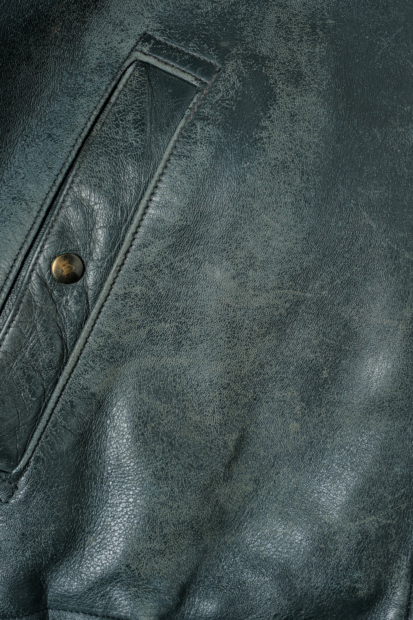 ［~70's］French Air Force Pilot Leather Jacket Size.96M