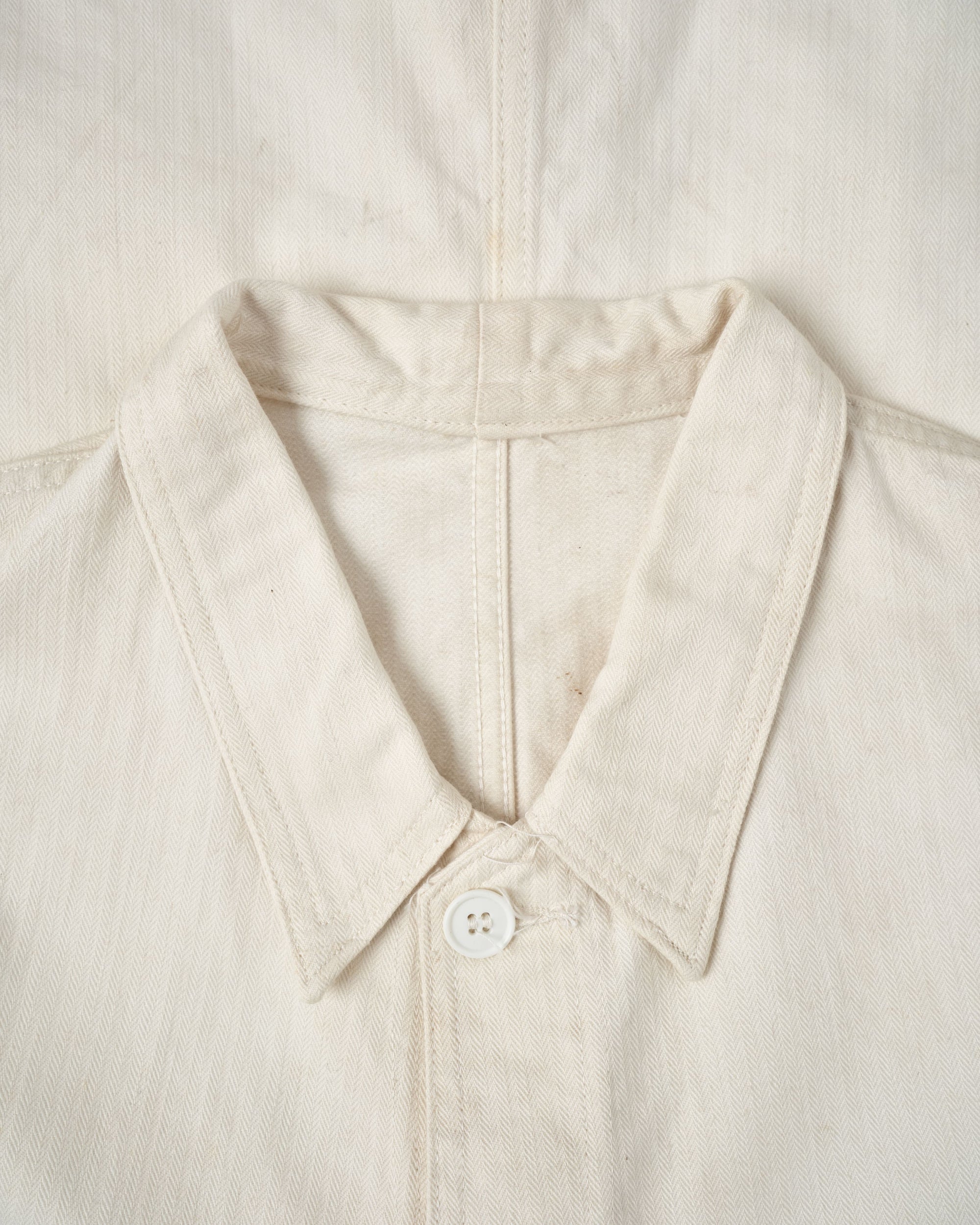 【~50's】French Vintage HBT Cotton Work Jacket "Vulcain"
