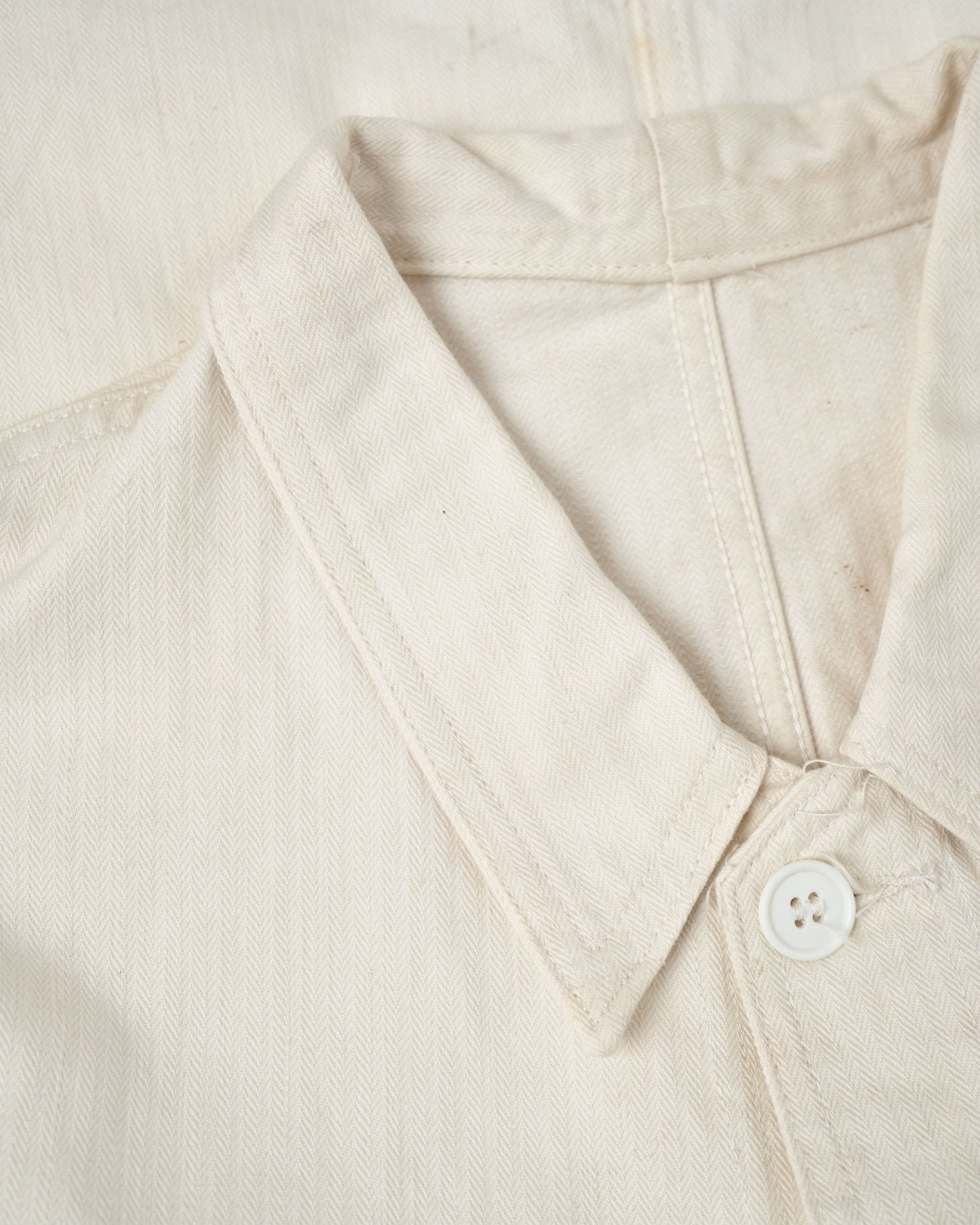 【~50's】French Vintage HBT Cotton Work Jacket "Vulcain"