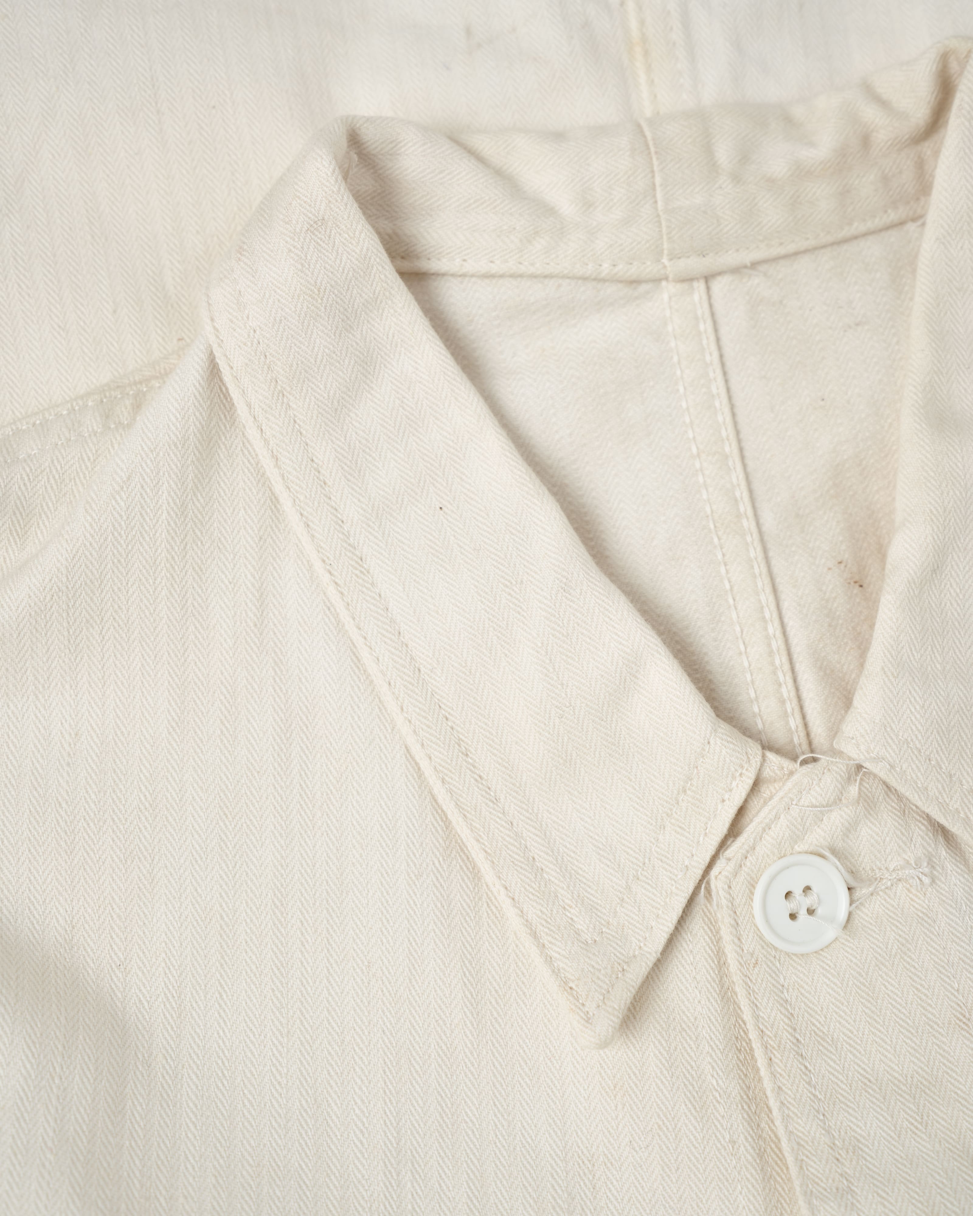 [~50's] French Vintage HBT Cotton Work Jacket "Vulcain"