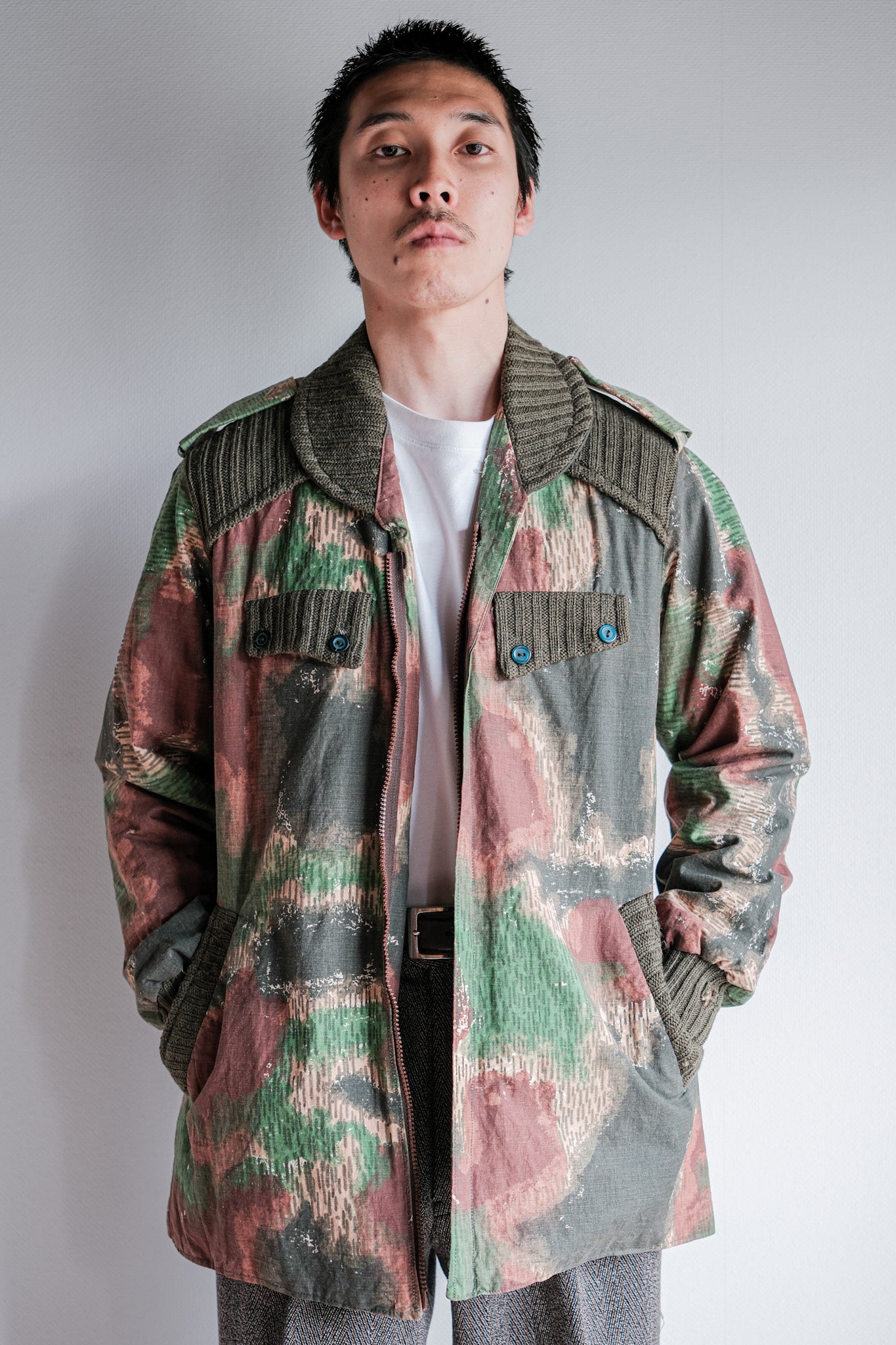 ［~60's］Czechoslovakian Air Force Sumpfmuster Pattern Camouflage Paratrooper Jacket "Localmade"