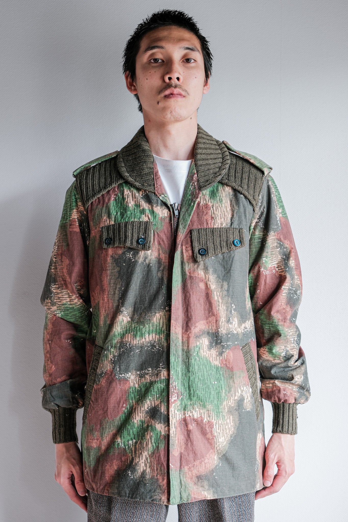 【~60's】Czechoslovakian Air Force Sumpfmuster Pattern Camouflage Paratrooper Jacket "Localmade"