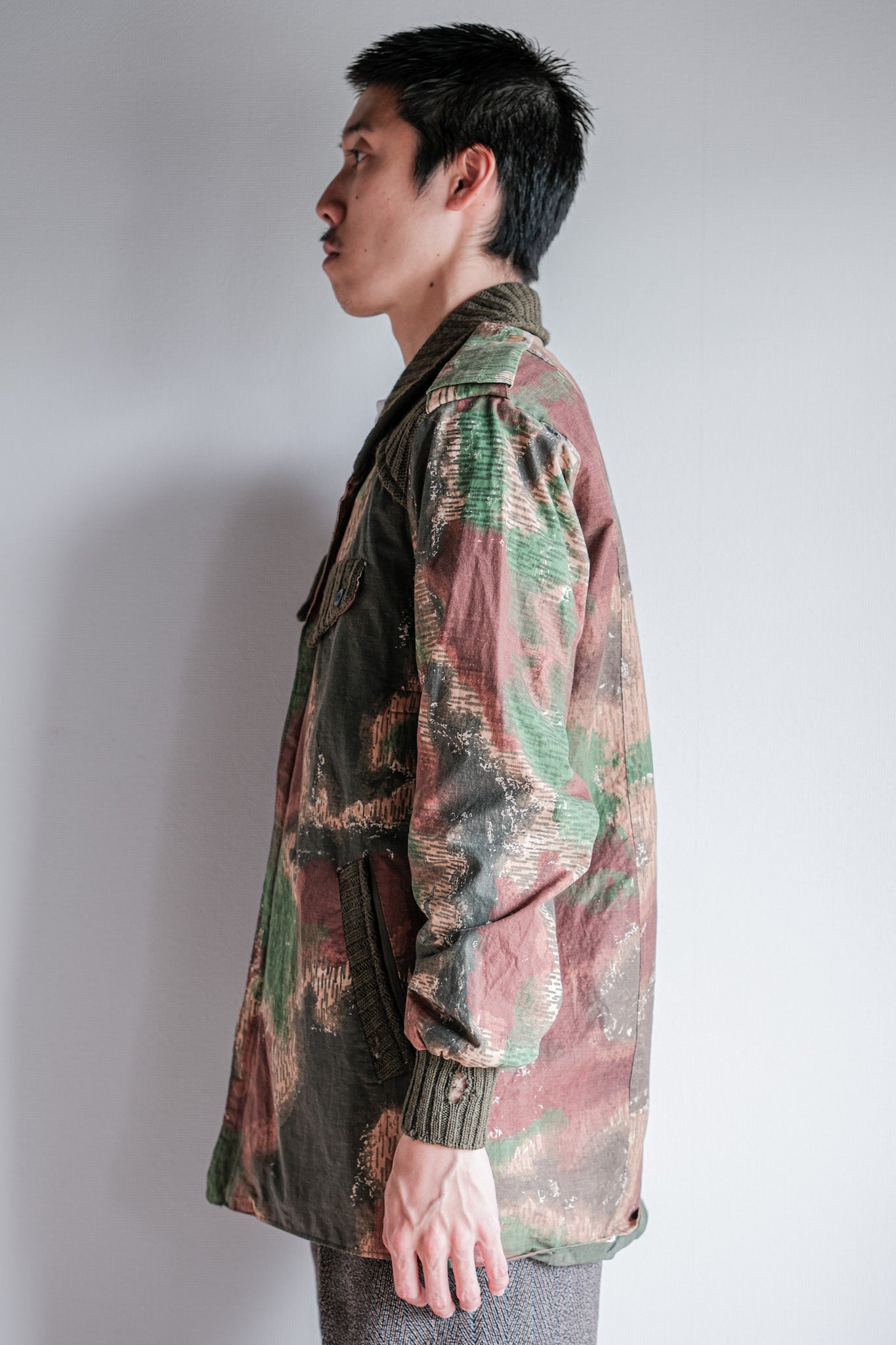 【~60's】Czechoslovakian Air Force Sumpfmuster Pattern Camouflage Paratrooper Jacket "Localmade"