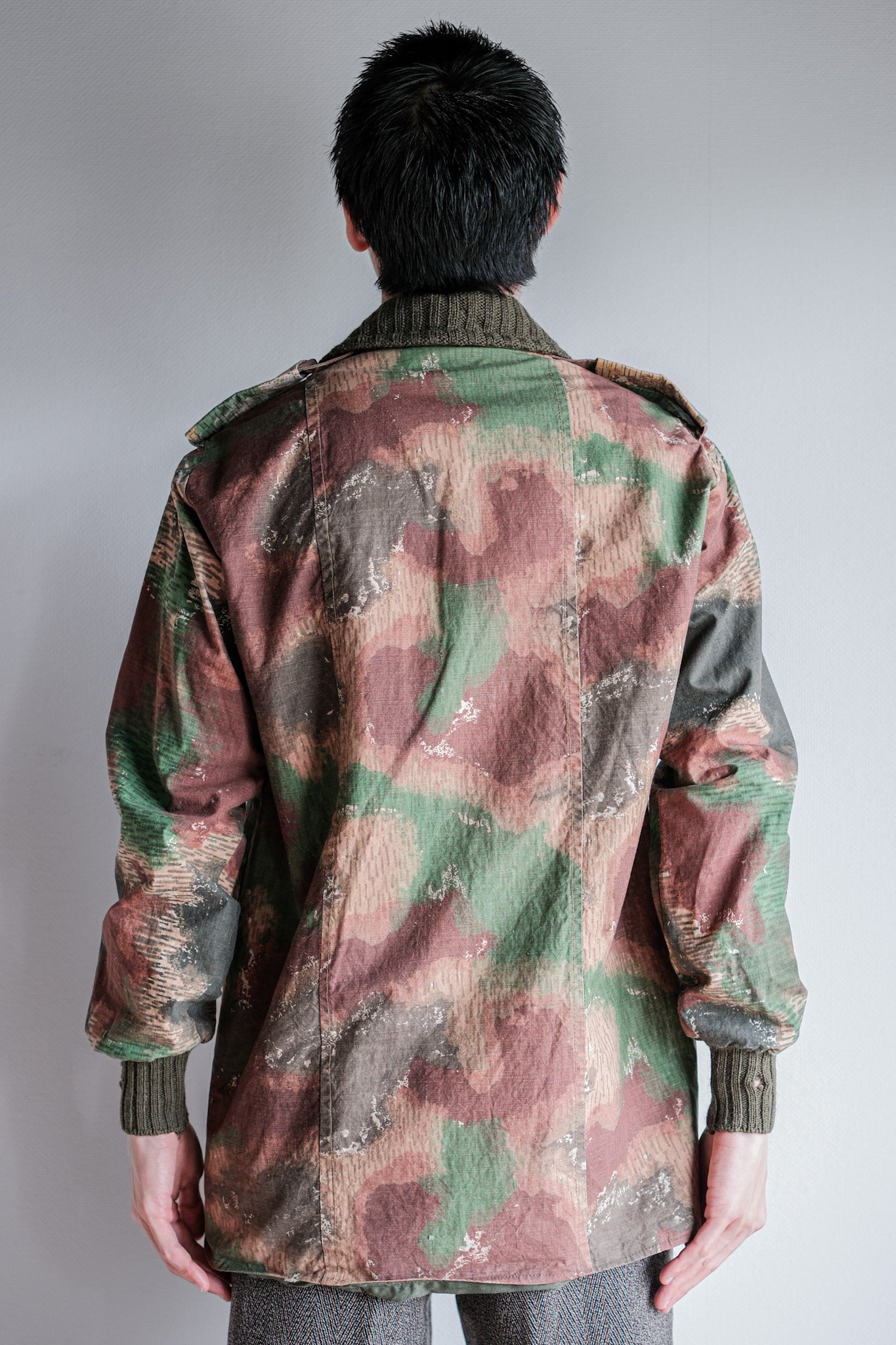 【~60's】Czechoslovakian Air Force Sumpfmuster Pattern Camouflage Paratrooper Jacket "Localmade"