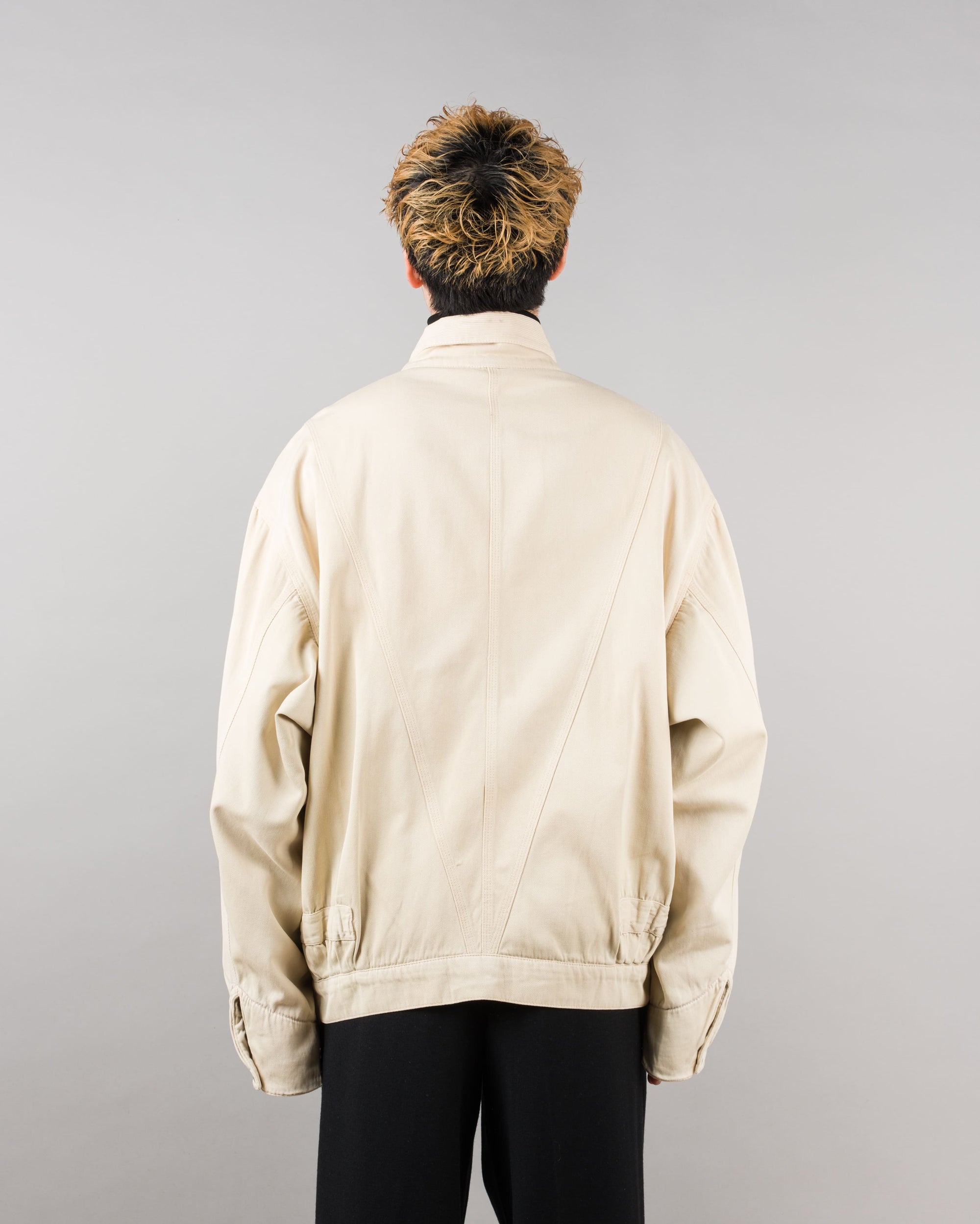 ［~80's］Old J.TAVERNITI Cotton Twill 4 Pockets Jacket Size.XL