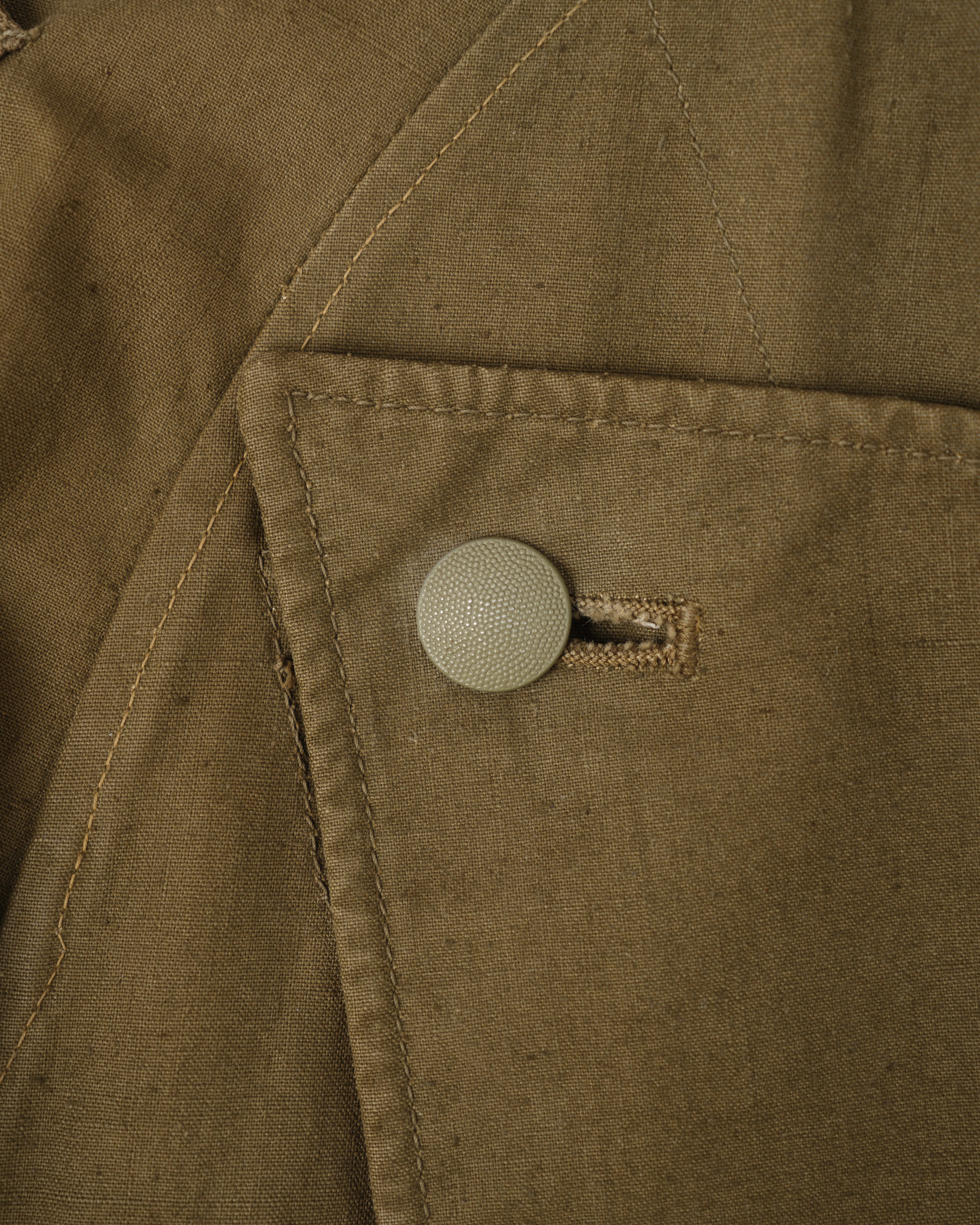 [~40's] เสื้อโค้ทรถจักรยานยนต์เขตร้อนของเยอรมัน Afrika Korps ในสงครามโลกครั้งที่สอง "DAK"