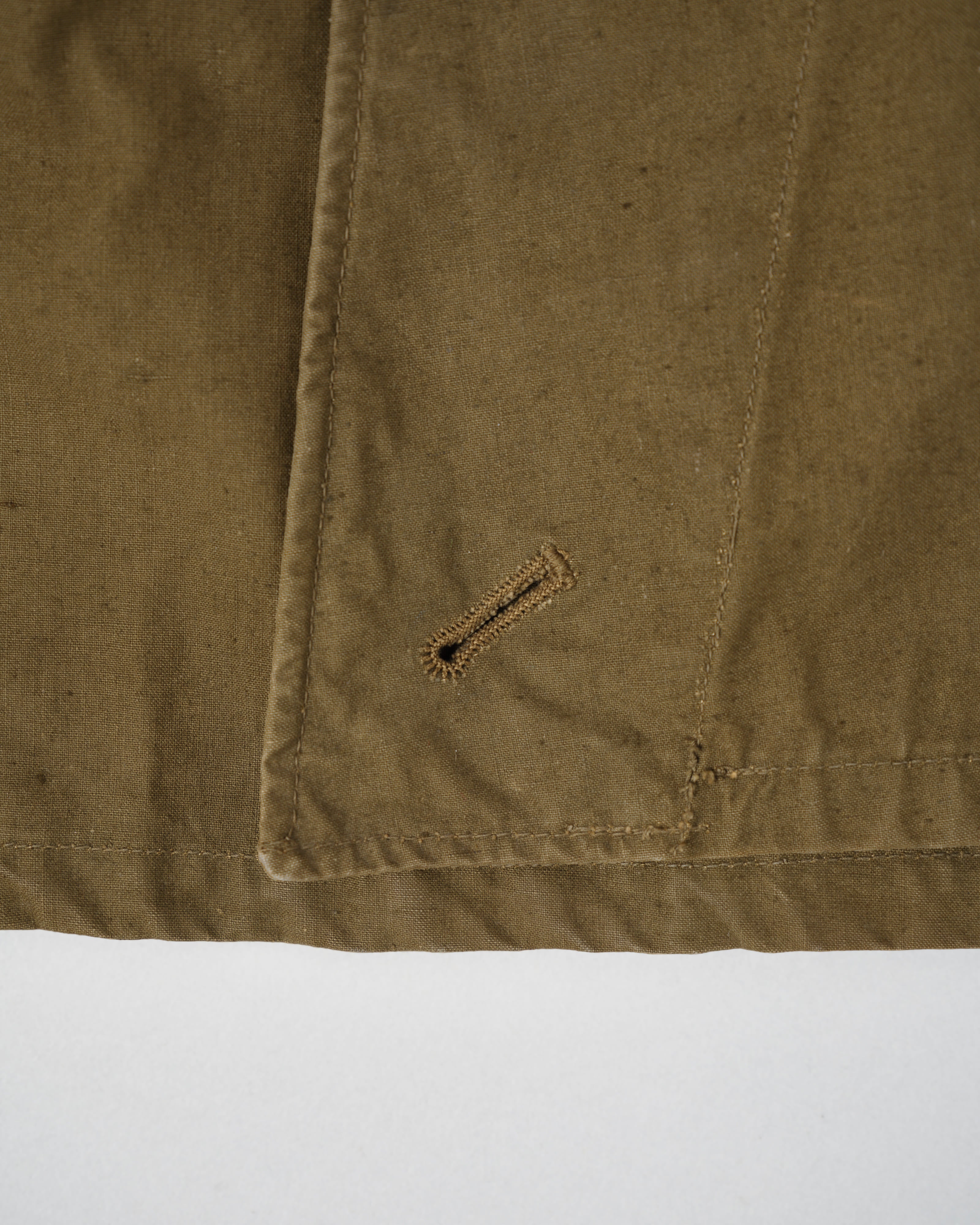 [~40's] เสื้อโค้ทรถจักรยานยนต์เขตร้อนของเยอรมัน Afrika Korps ในสงครามโลกครั้งที่สอง "DAK"