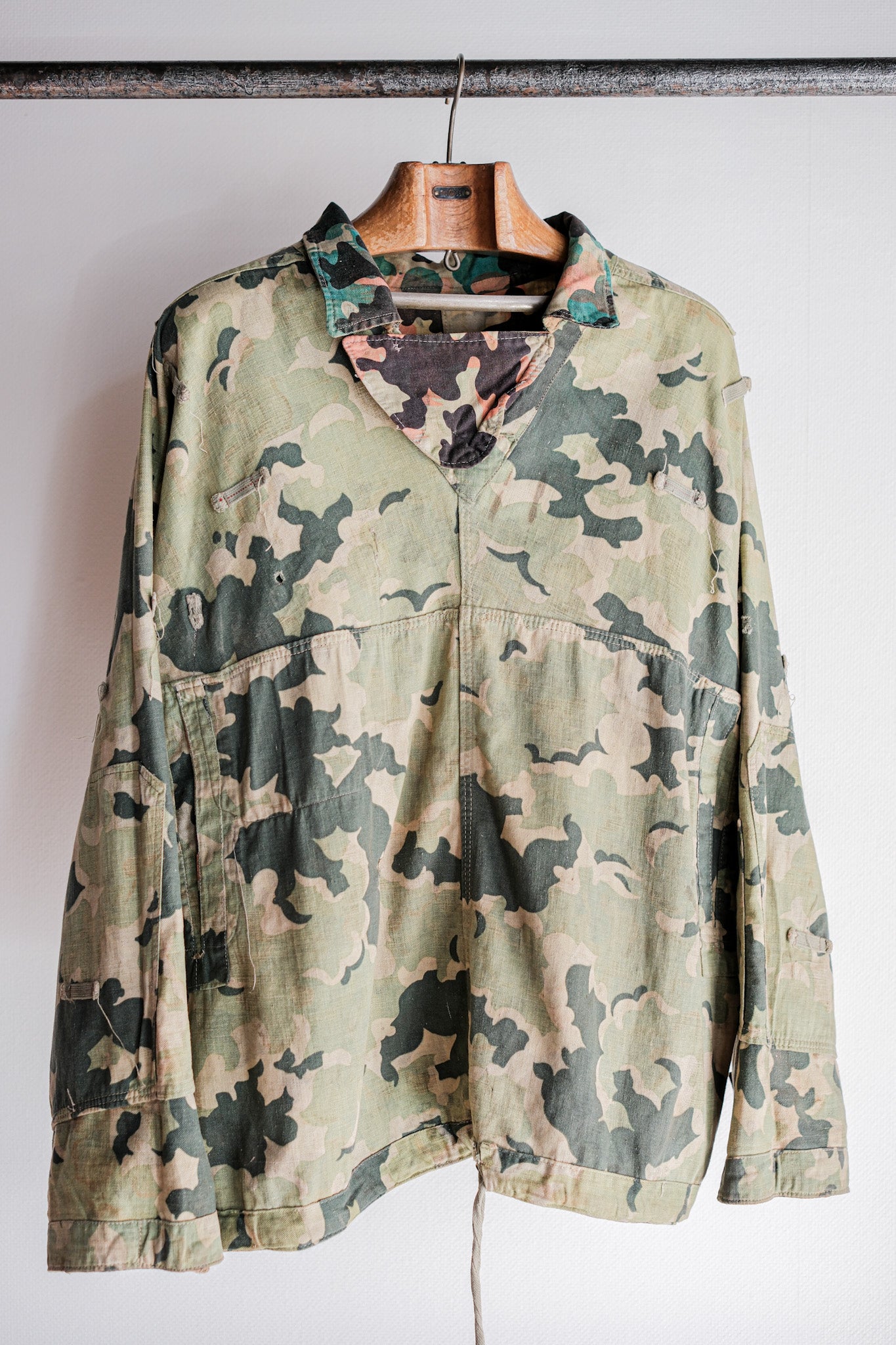 ［~50's］Czechoslovakian Army Dubaky Camouflage Reversible Smock