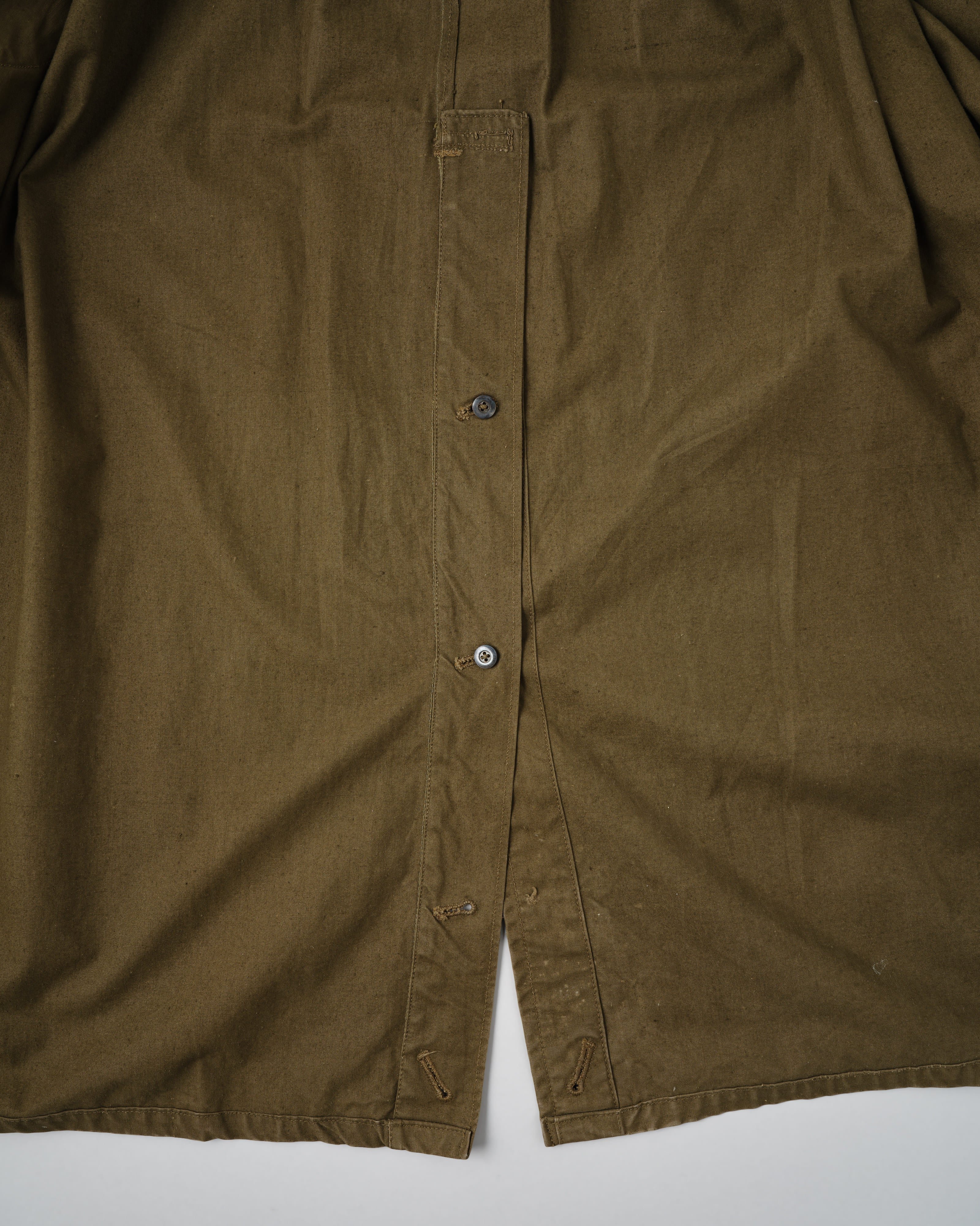 [~40's] เสื้อโค้ทรถจักรยานยนต์เขตร้อนของเยอรมัน Afrika Korps ในสงครามโลกครั้งที่สอง "DAK"