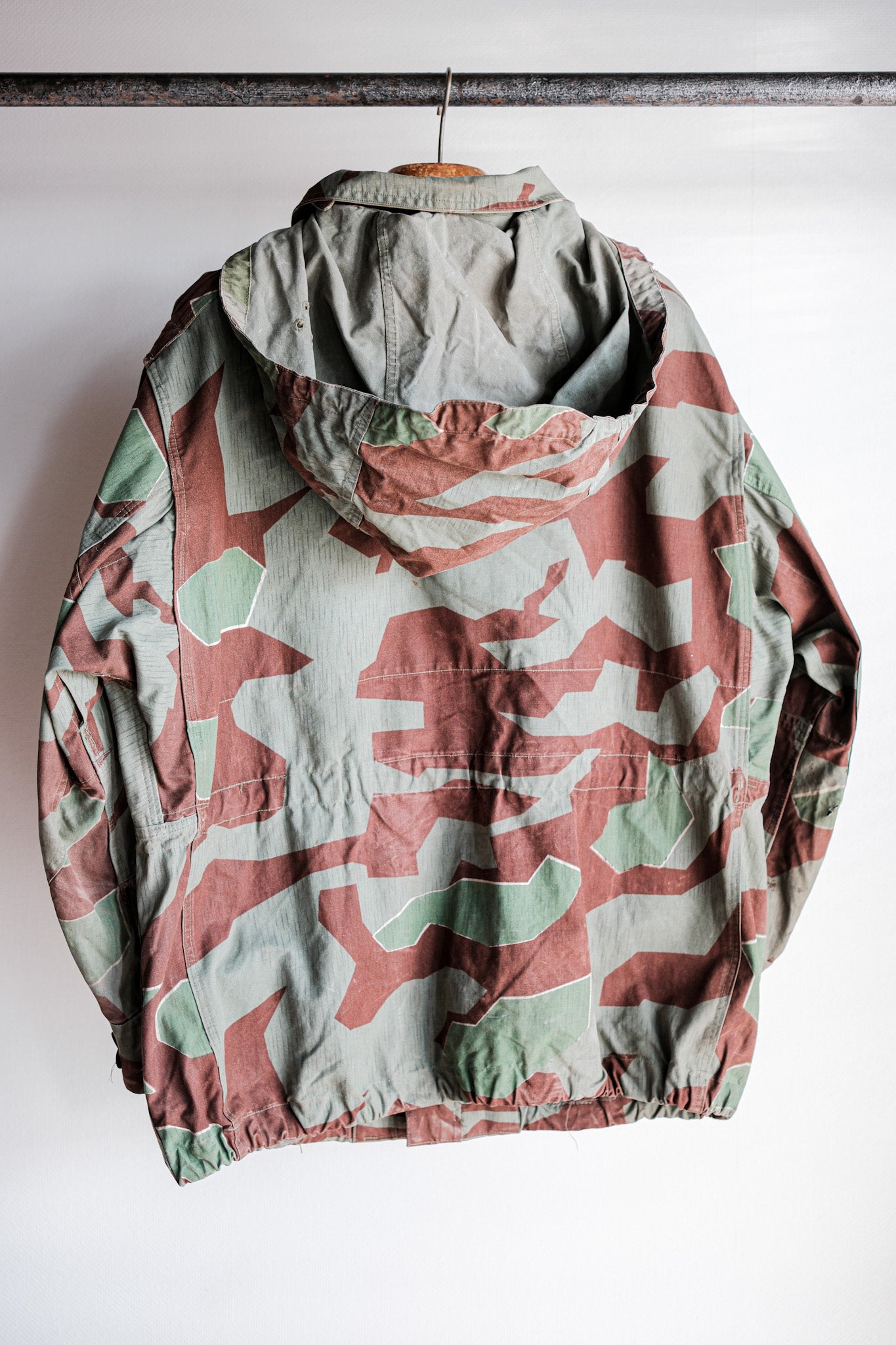［~50's］German Army Splinter Camouflage Paratrooper Jacket With Hood Size.174-88