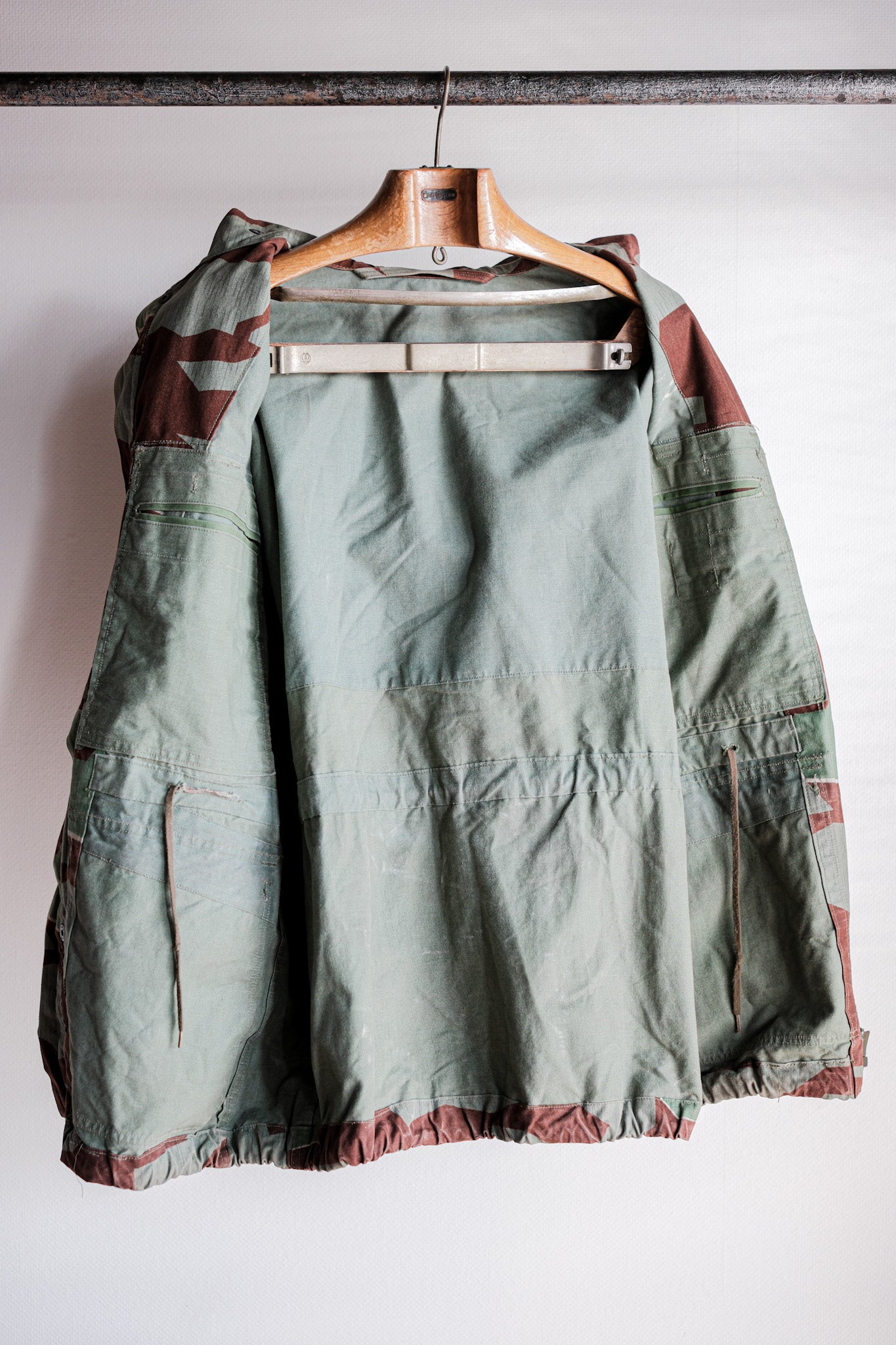 ［~50's］German Army Splinter Camouflage Paratrooper Jacket With Hood Size.174-88