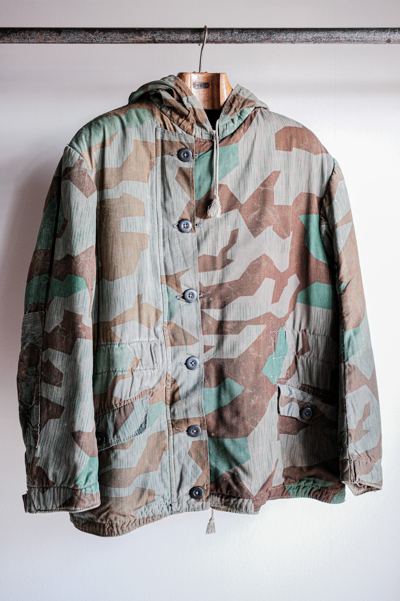 ［~40's］WWⅡ German Army Splinter Camouflage 43 Pattern Winter Parka