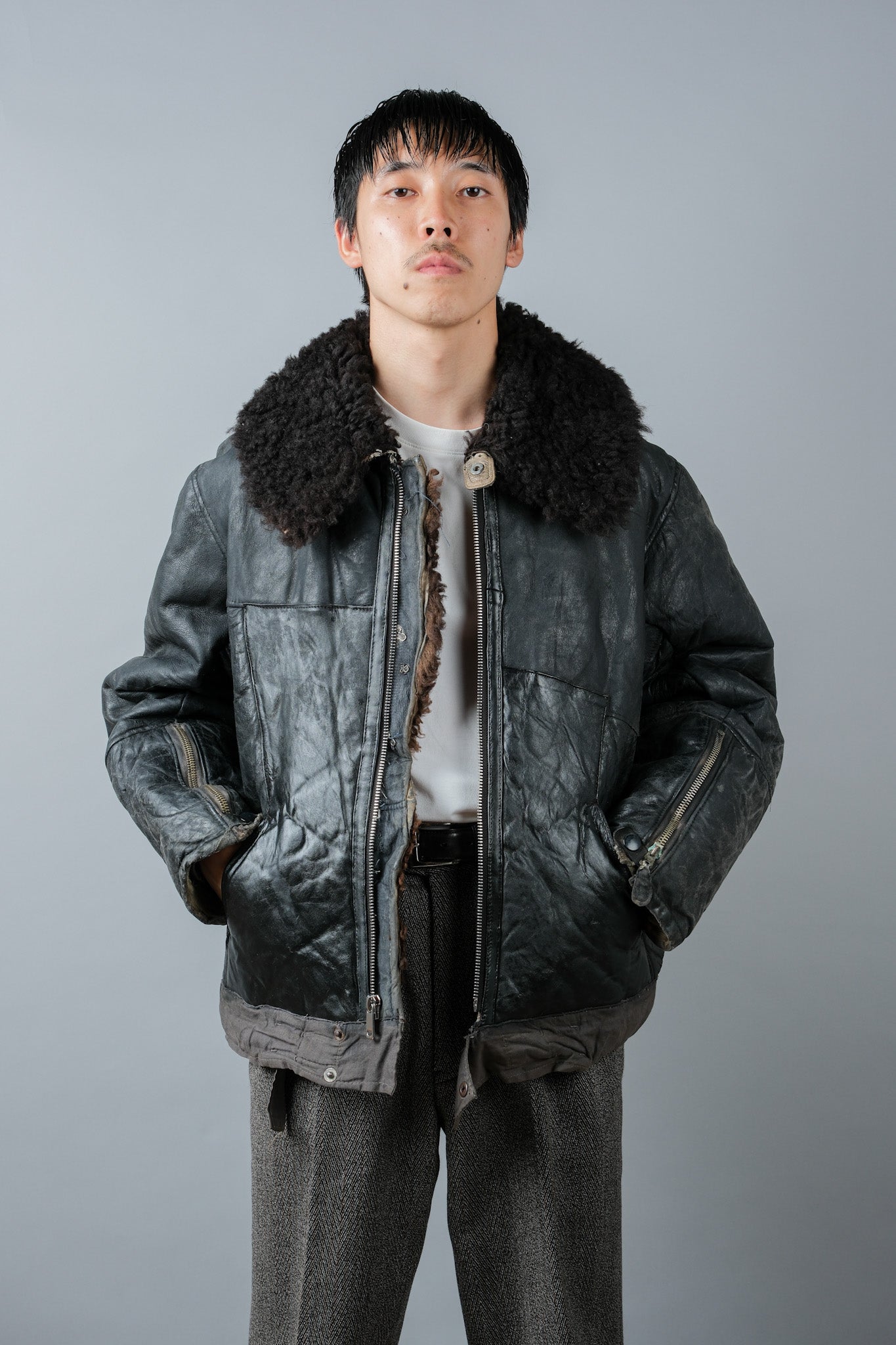 ［~40's］WWⅡ German Air Force Winter Flight Jacket "Luftwaffe"