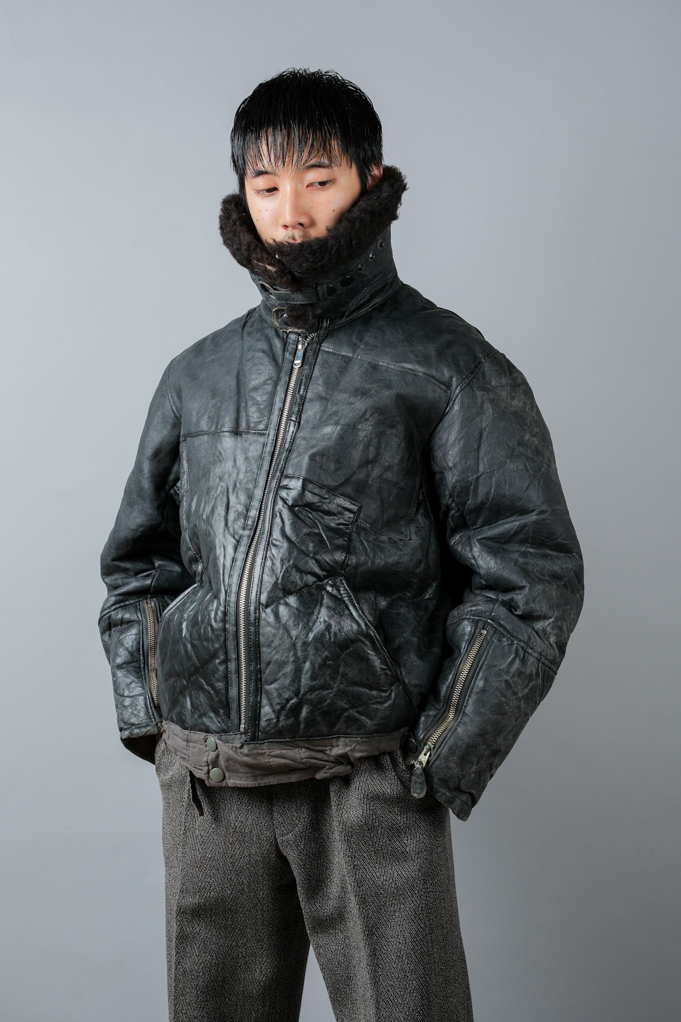 ［~40's］WWⅡ German Air Force Winter Flight Jacket "Luftwaffe"
