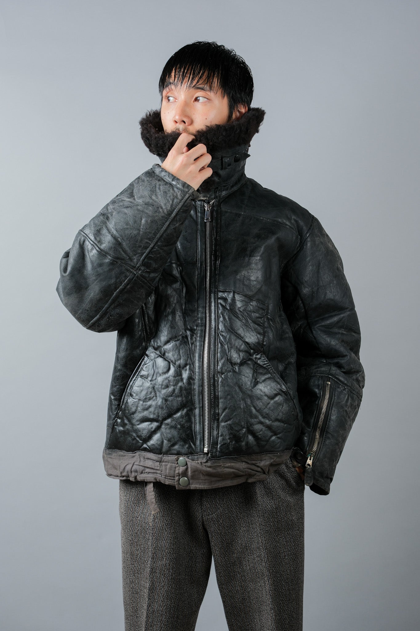 ［~40's］WWⅡ German Air Force Winter Flight Jacket "Luftwaffe"