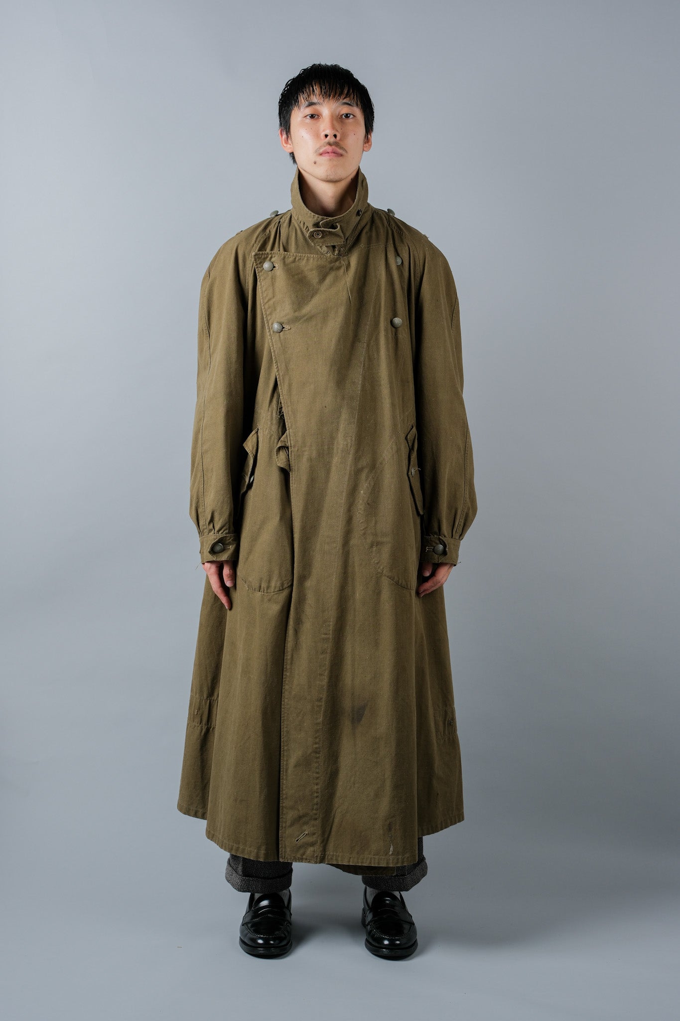 ［~40's］WWⅡ German Afrika Korps Tropical Motorcycle Coat "DAK"