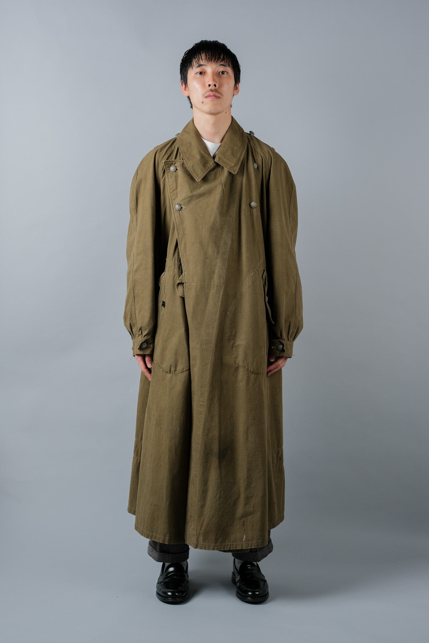 ［~40's］WWⅡ German Afrika Korps Tropical Motorcycle Coat "DAK"