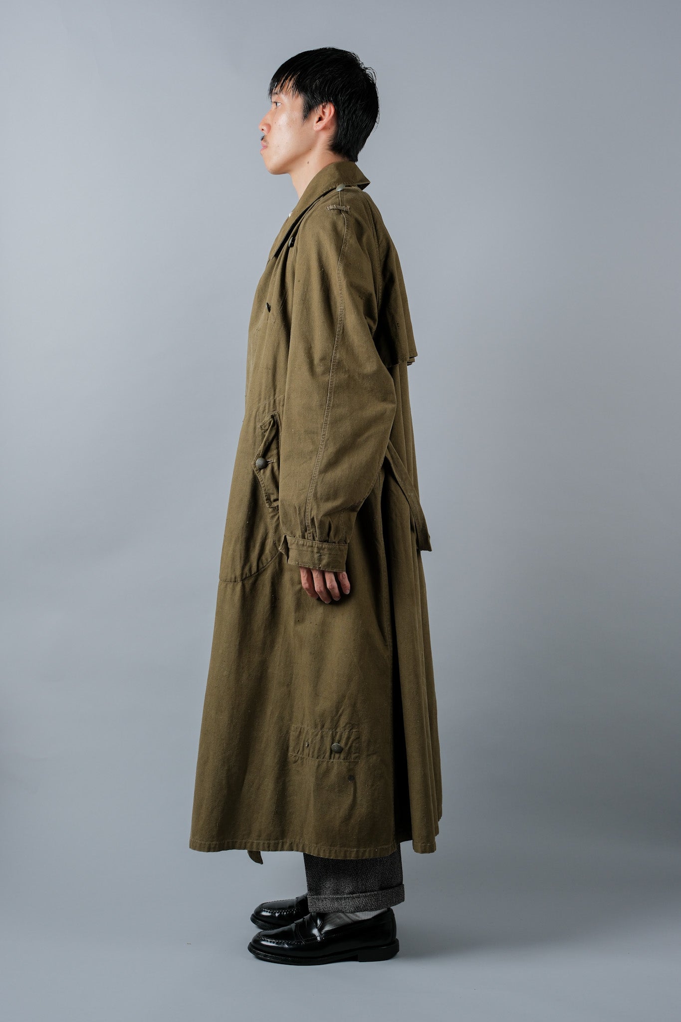 ［~40's］WWⅡ German Afrika Korps Tropical Motorcycle Coat "DAK"