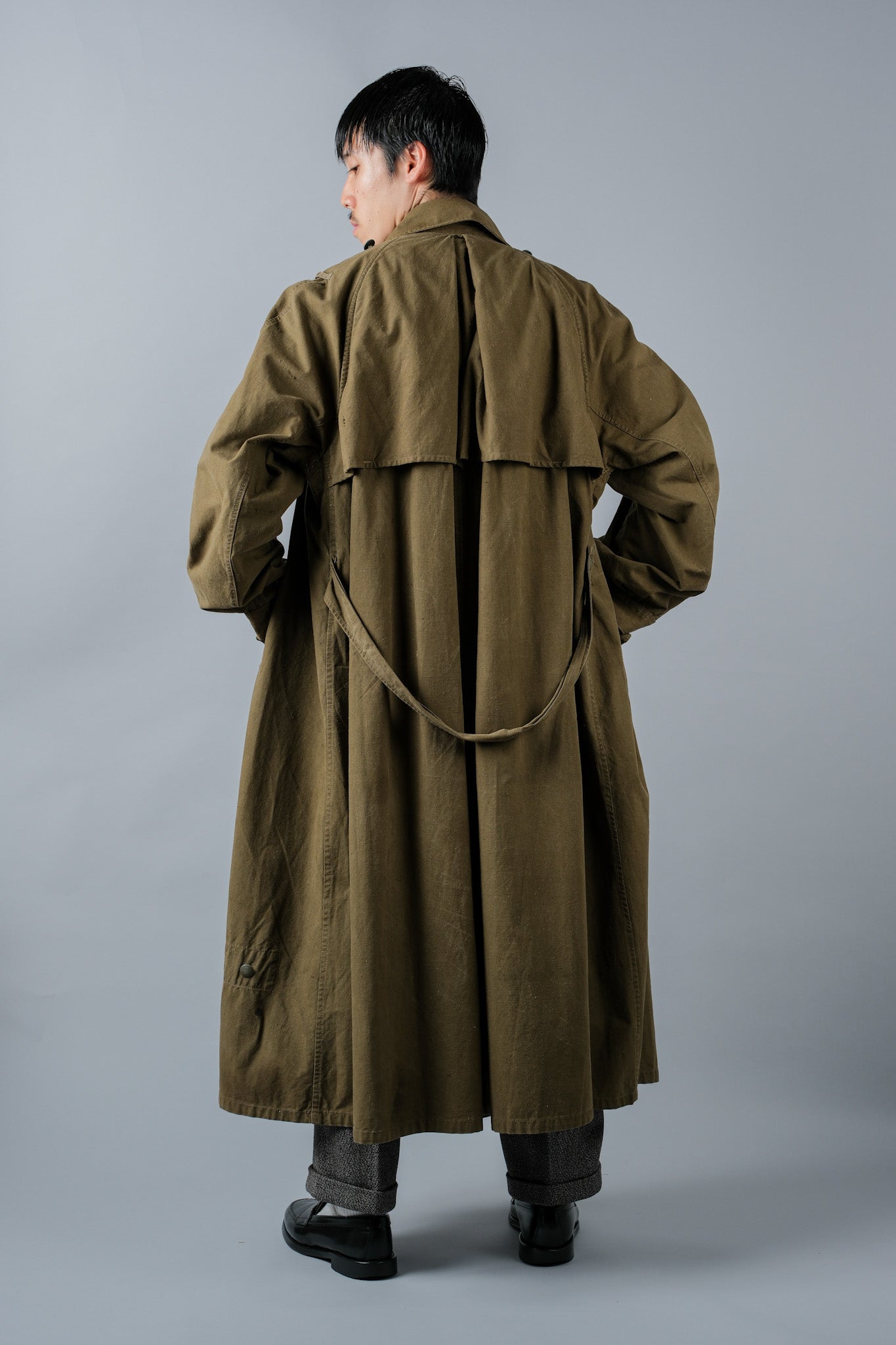 ［~40's］WWⅡ German Afrika Korps Tropical Motorcycle Coat "DAK"
