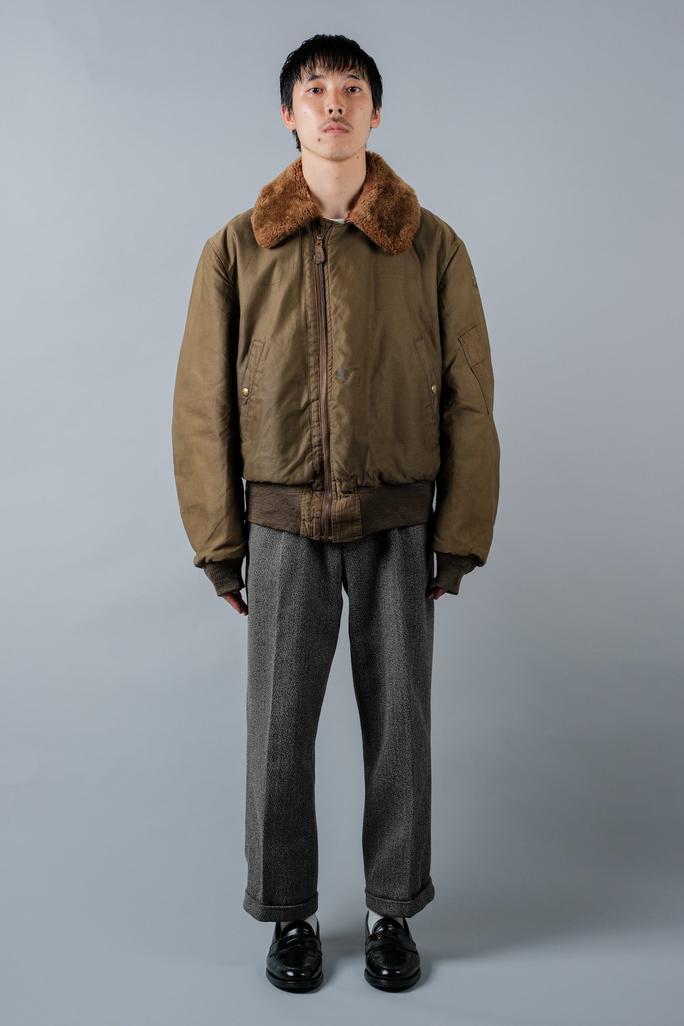［~40's］WWⅡ U.S.ARMY AIR FORCES Type B-15A Flight Jacket "Modified"
