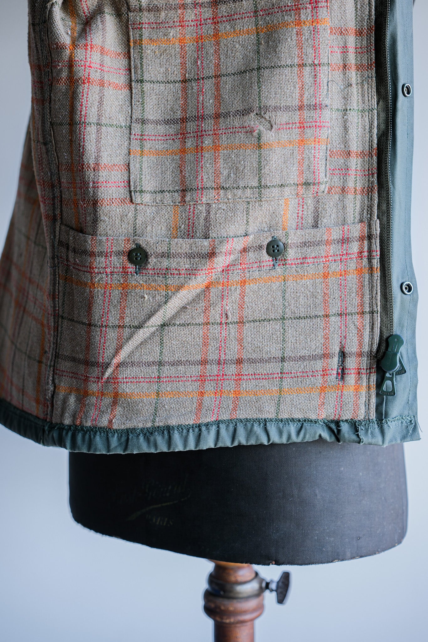 【~60's】French Vintage Cotton Fishing Jacket