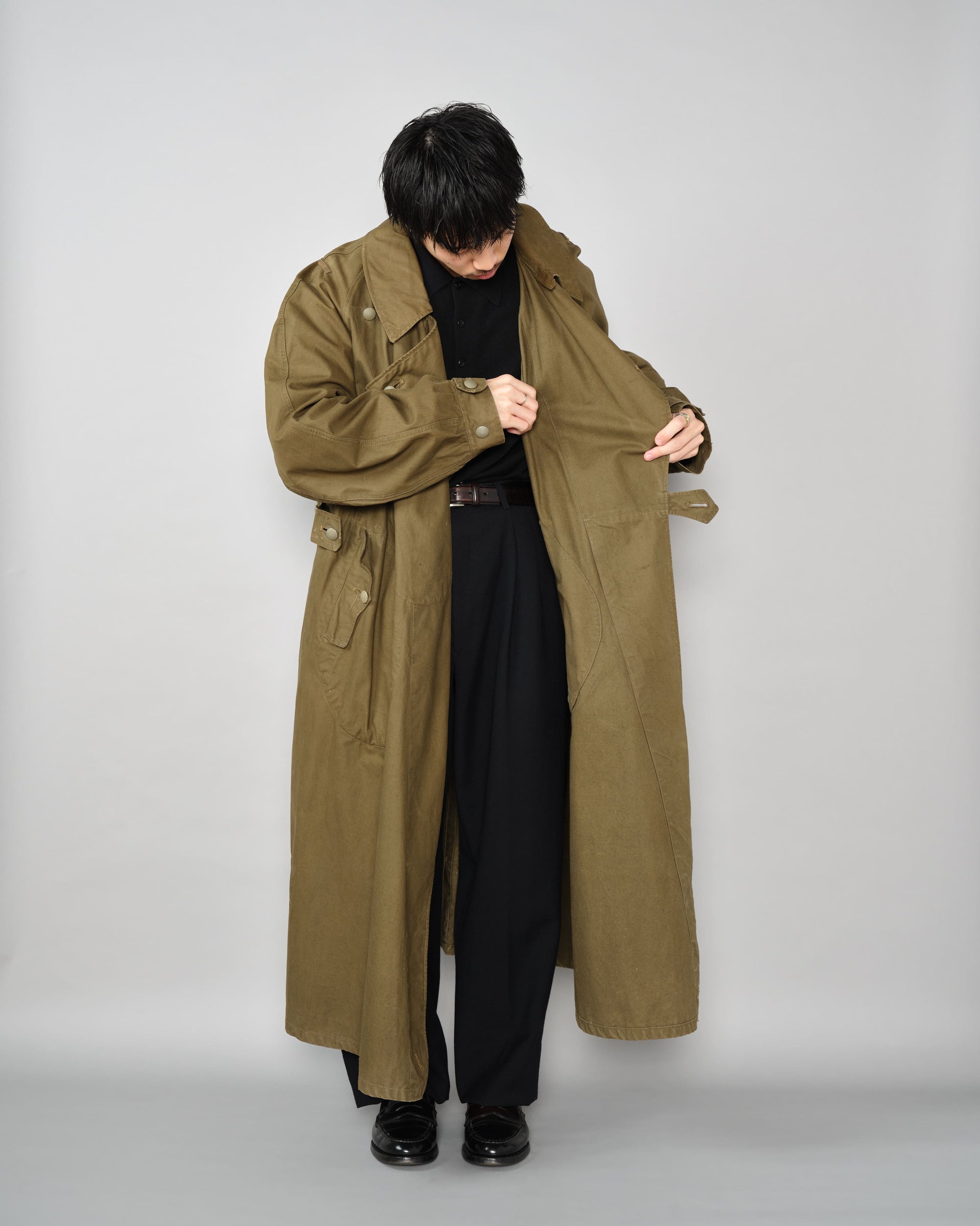 ［~40's］WWII German Afrika Korps Tropical Motorcycle Coat "DAK"