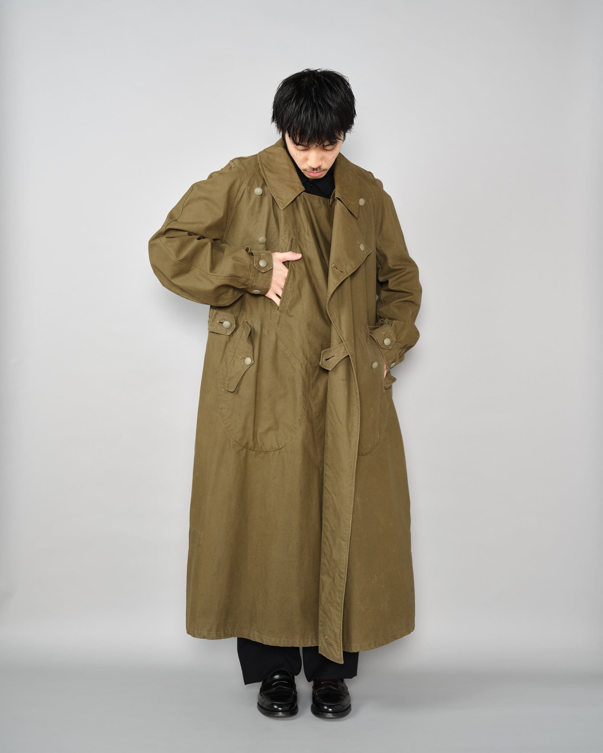 ［~40's］WWII German Afrika Korps Tropical Motorcycle Coat "DAK"