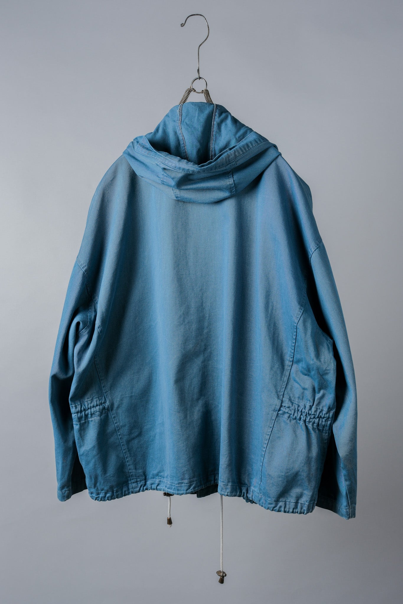 【~80's】Italian Vintage Detachable Hood Cotton Jacket Size.L