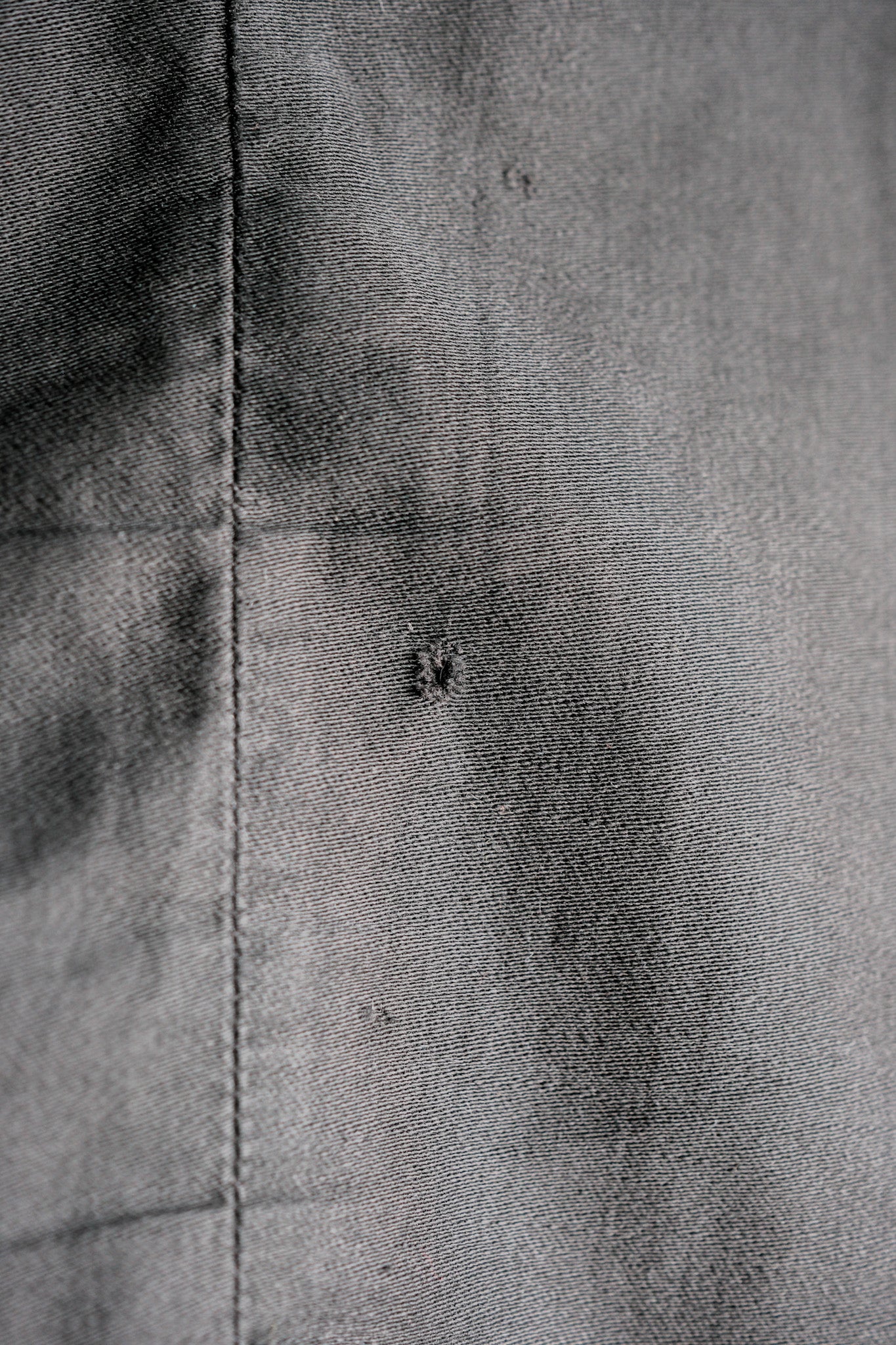 【~30's】French Vintage Gray Beige Corduroy Gilet Jacket "Belle Jardiniere"