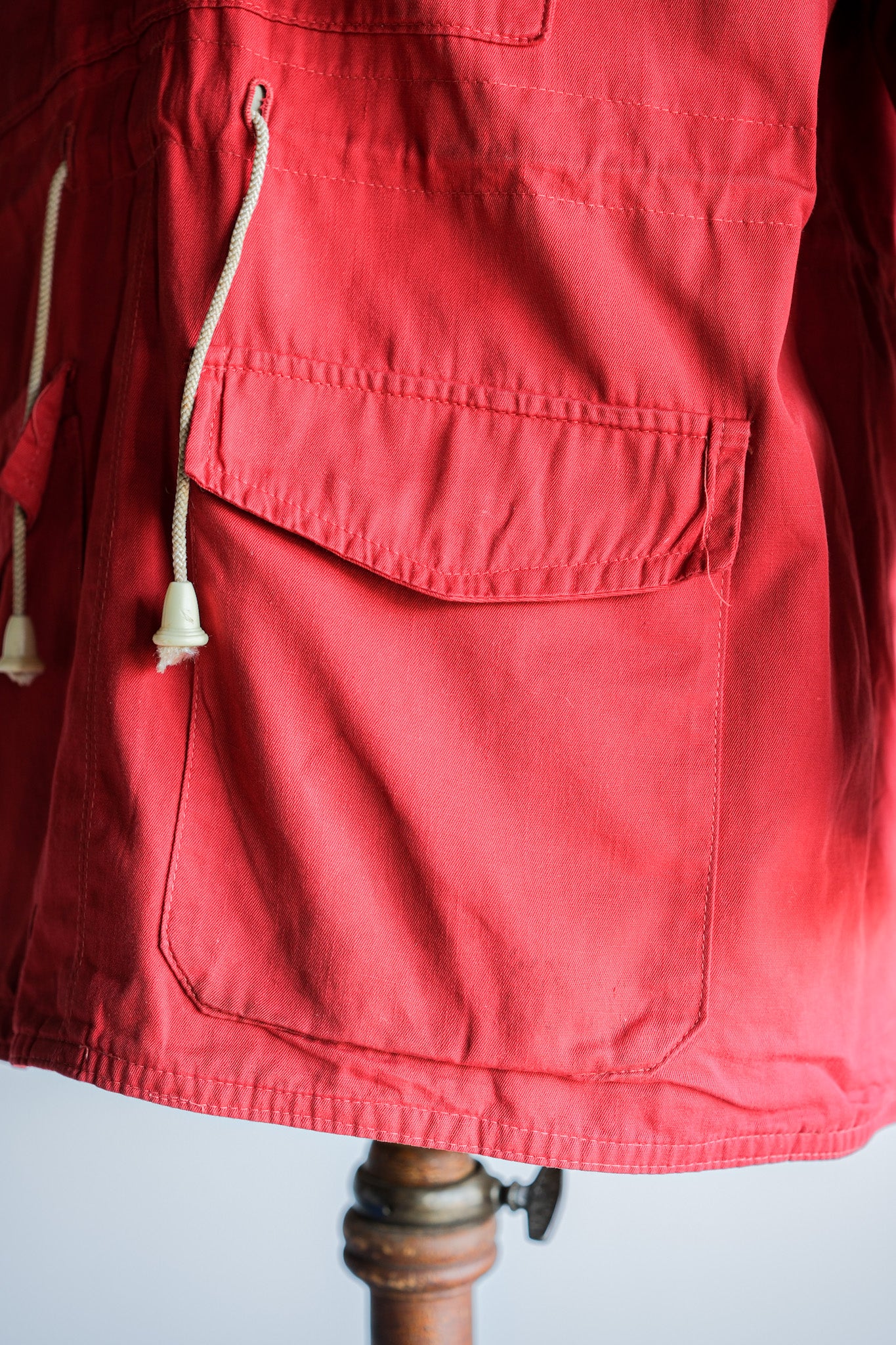 ［~50's］British Vintage Red Cotton Mountain Smock