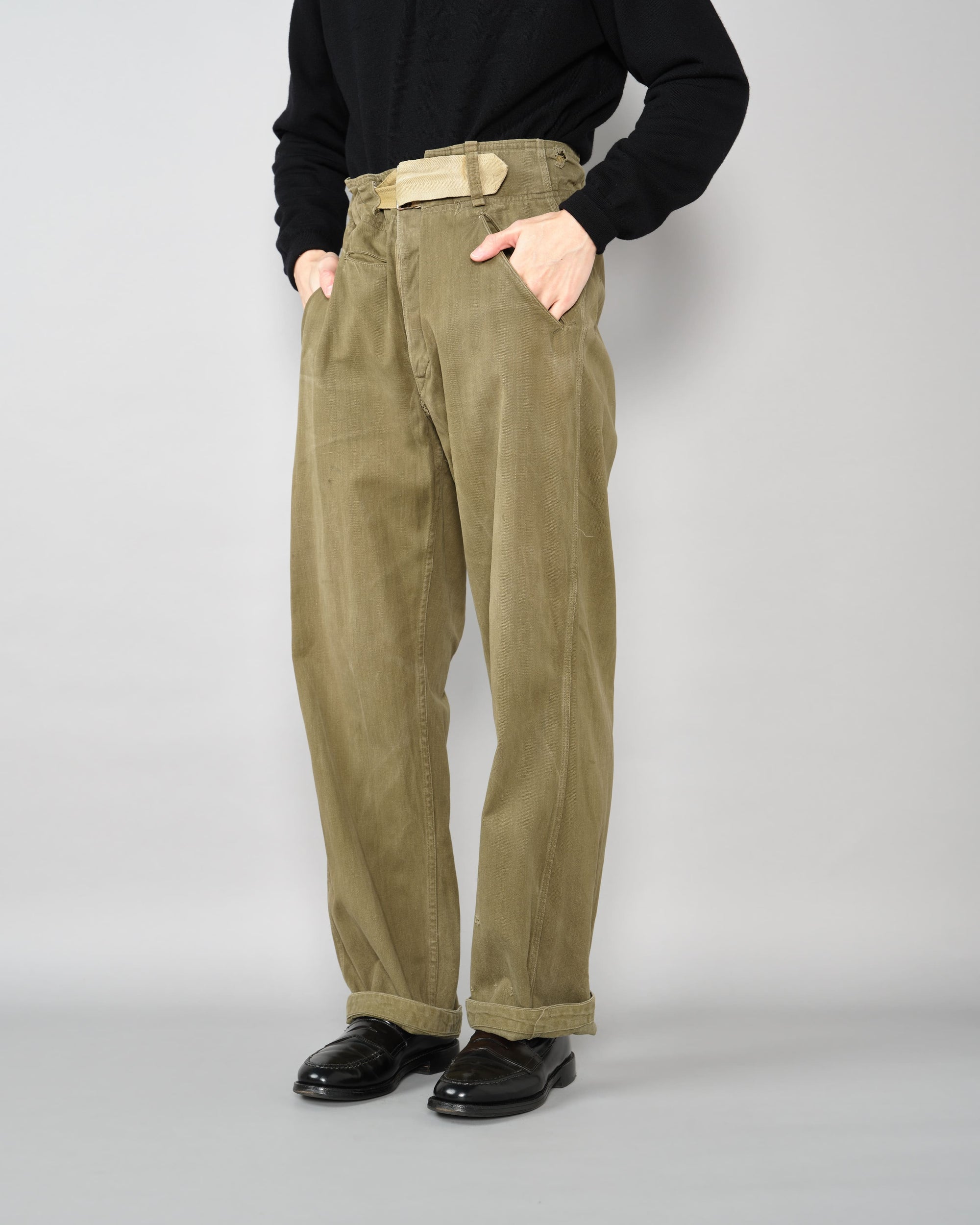 ［~40's］WWII German Army Tropical Field Trousers "Wehrmacht"