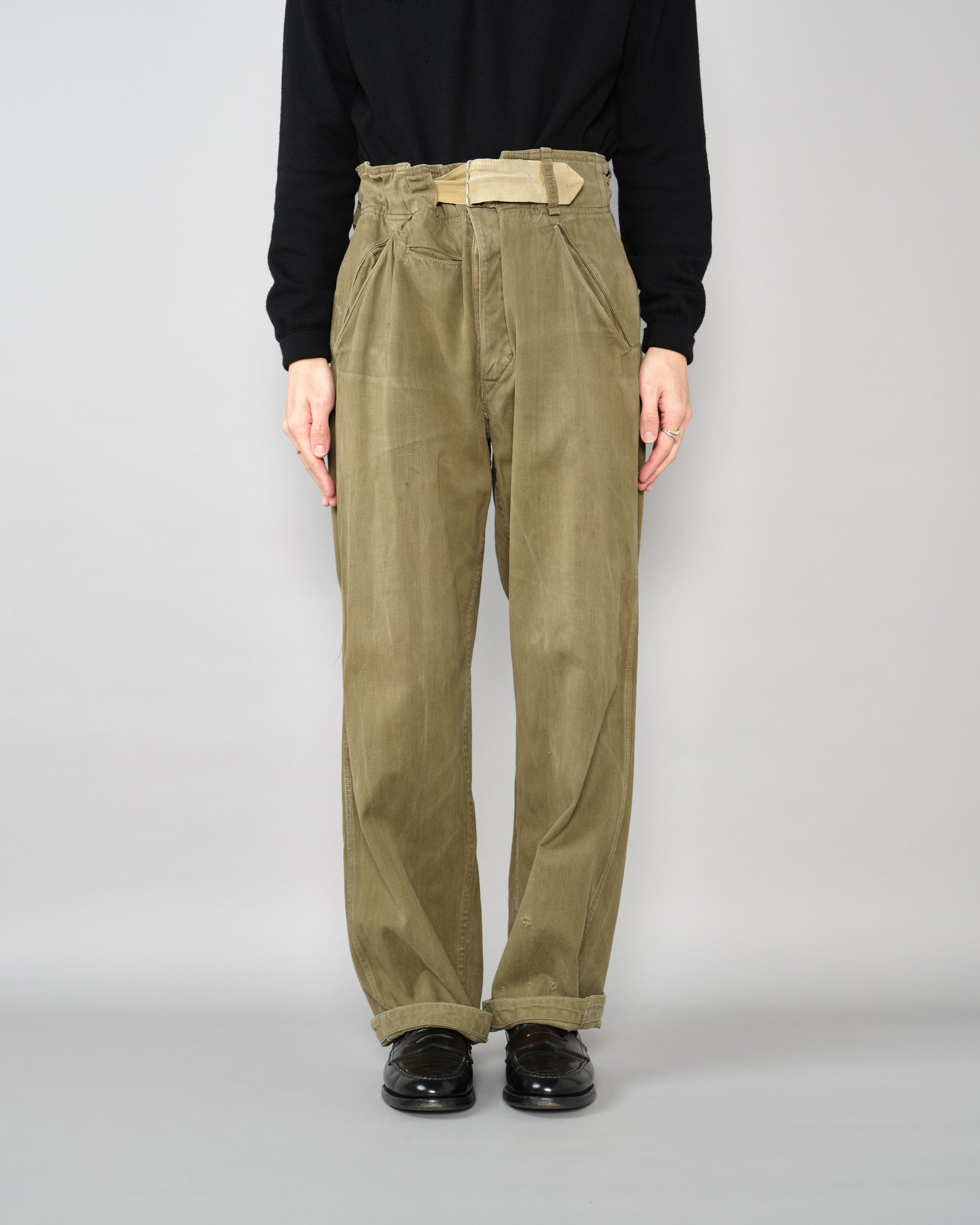 ［~40's］WWII German Army Tropical Field Trousers "Wehrmacht"