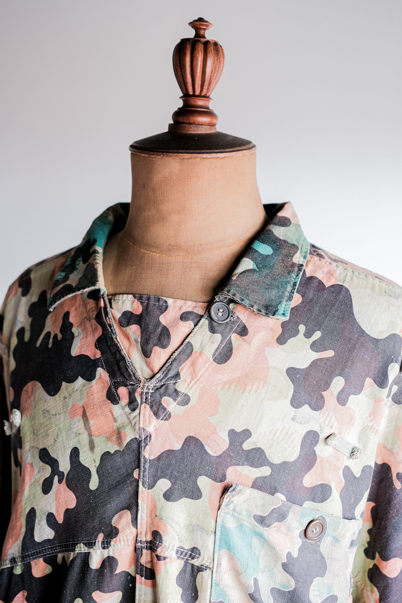 ［~50's］Czechoslovakian Army Dubaky Camouflage Reversible Smock