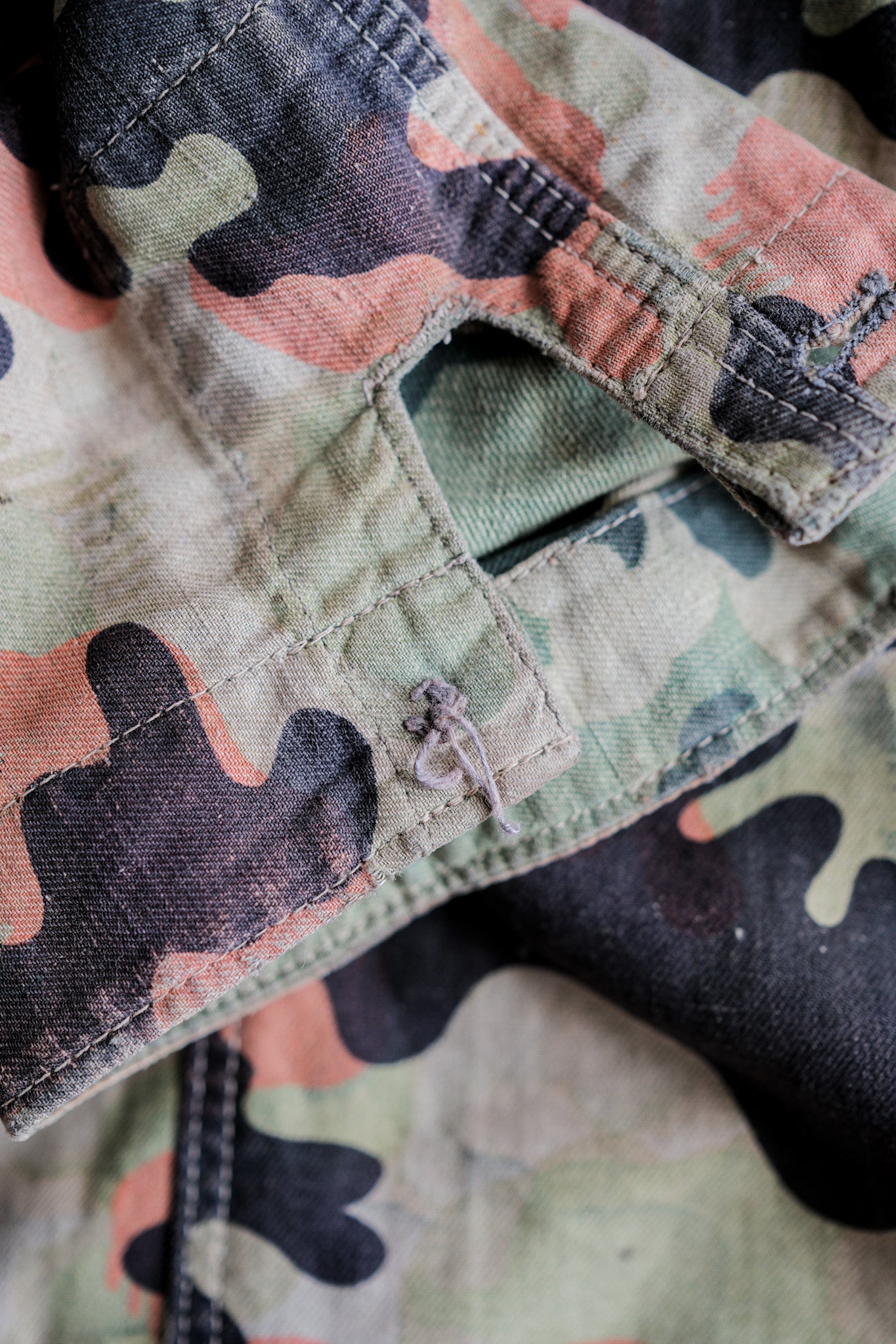 ［~50's］Czechoslovakian Army Dubaky Camouflage Reversible Smock