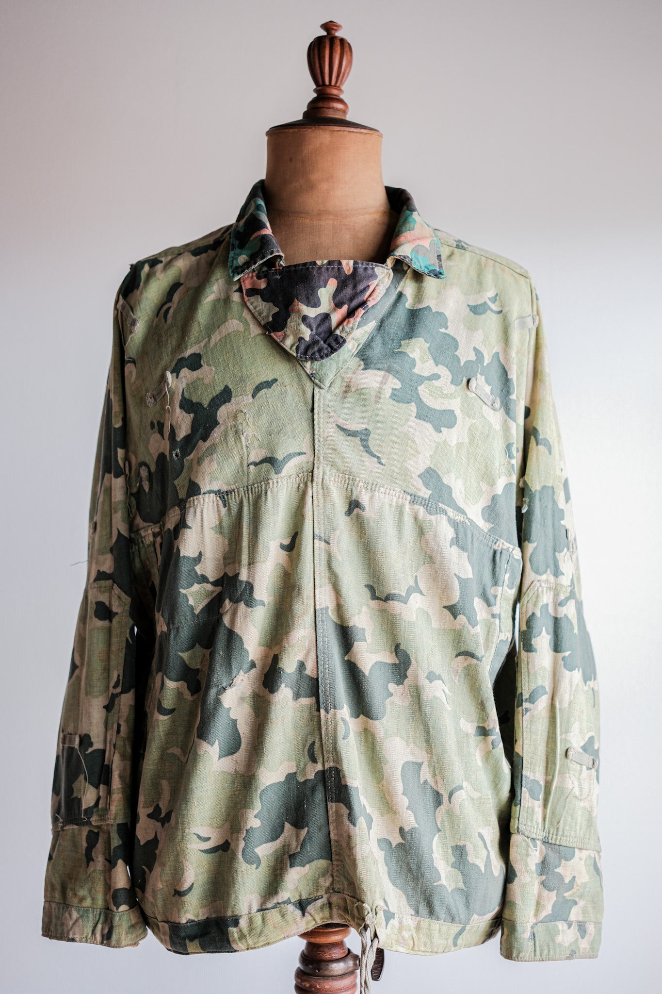 ［~50's］Czechoslovakian Army Dubaky Camouflage Reversible Smock
