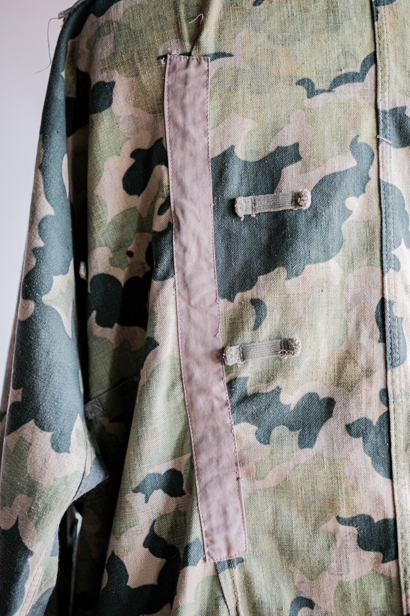 50's] Czechoslovakian Army Dubaky Camouflage Reversible Smock