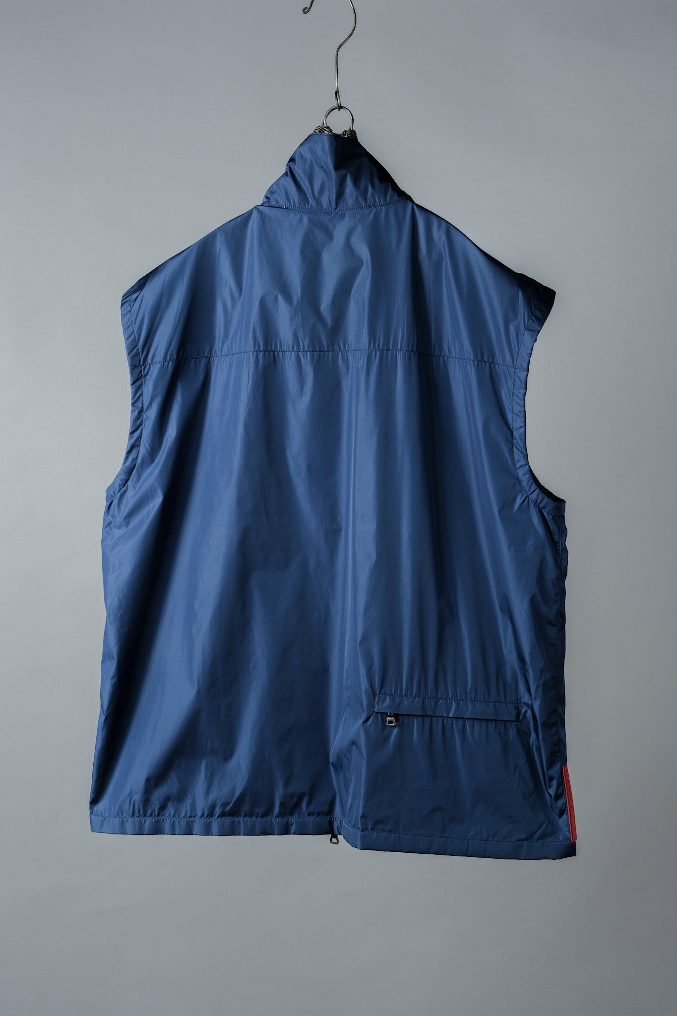 [~ 90's] Old Prada Linea Rossa NYLON Zip Up Vest Size.52 "PRADA SPORT"