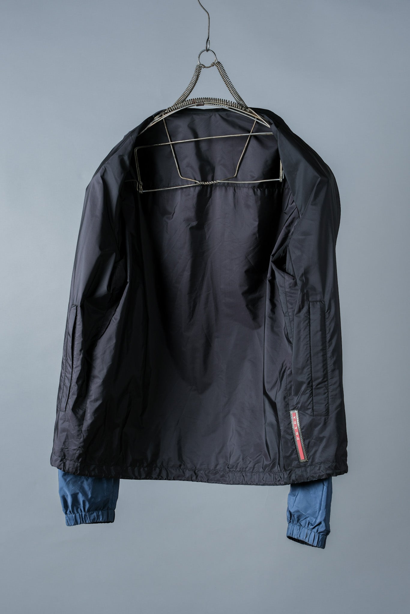 [~ 2010's] Old Prada Linea Rossa NYLON REVERSIBLE ZIP UP JACKET SIZE.48 "PRADA SPORT"