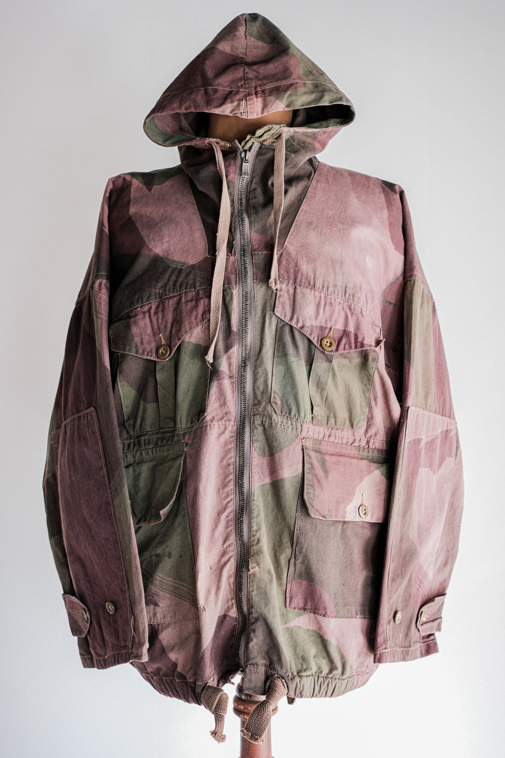 【~40's】WWⅡ British Army Camouflage Windproof Smock Size.3 "SAS" "Modified"